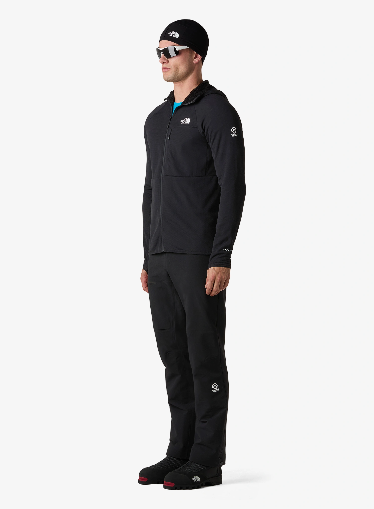 Majica s kapuljačom The North Face Summit Futurefleece FZ Hoodie - tnf black