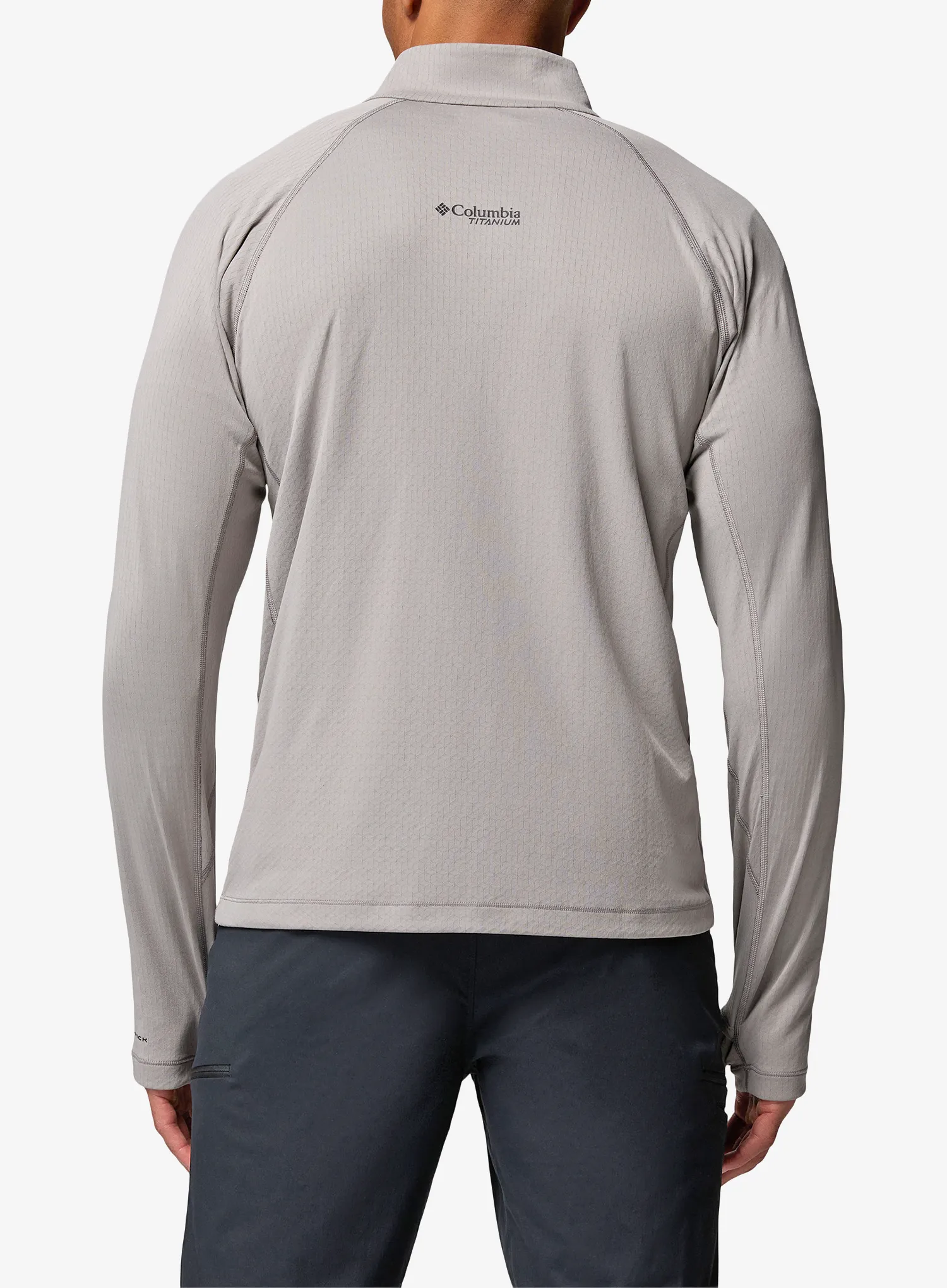 Dukserica s 1/2 patentnim zatvaračem Columbia DriVenture Half Zip - ti titanium