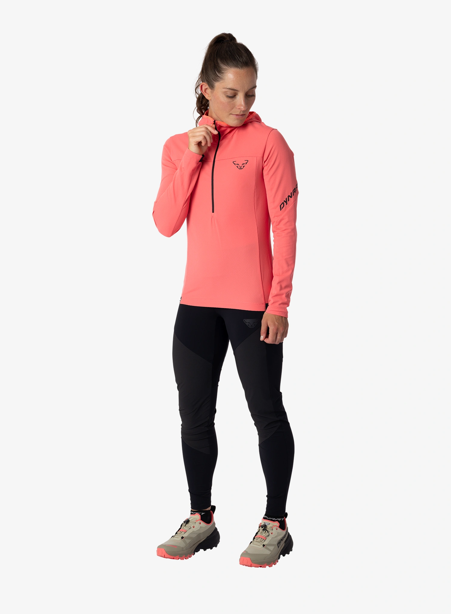 Ženska dukserica s 1/2 patentnim zatvaračem Dynafit Traverse Thermal 1/2 Zip - cabana
