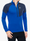 Dukserica s 1/2 patentnim zatvaračem Montura Thermal Grid 2 Anorak - b.blue/graphite blue