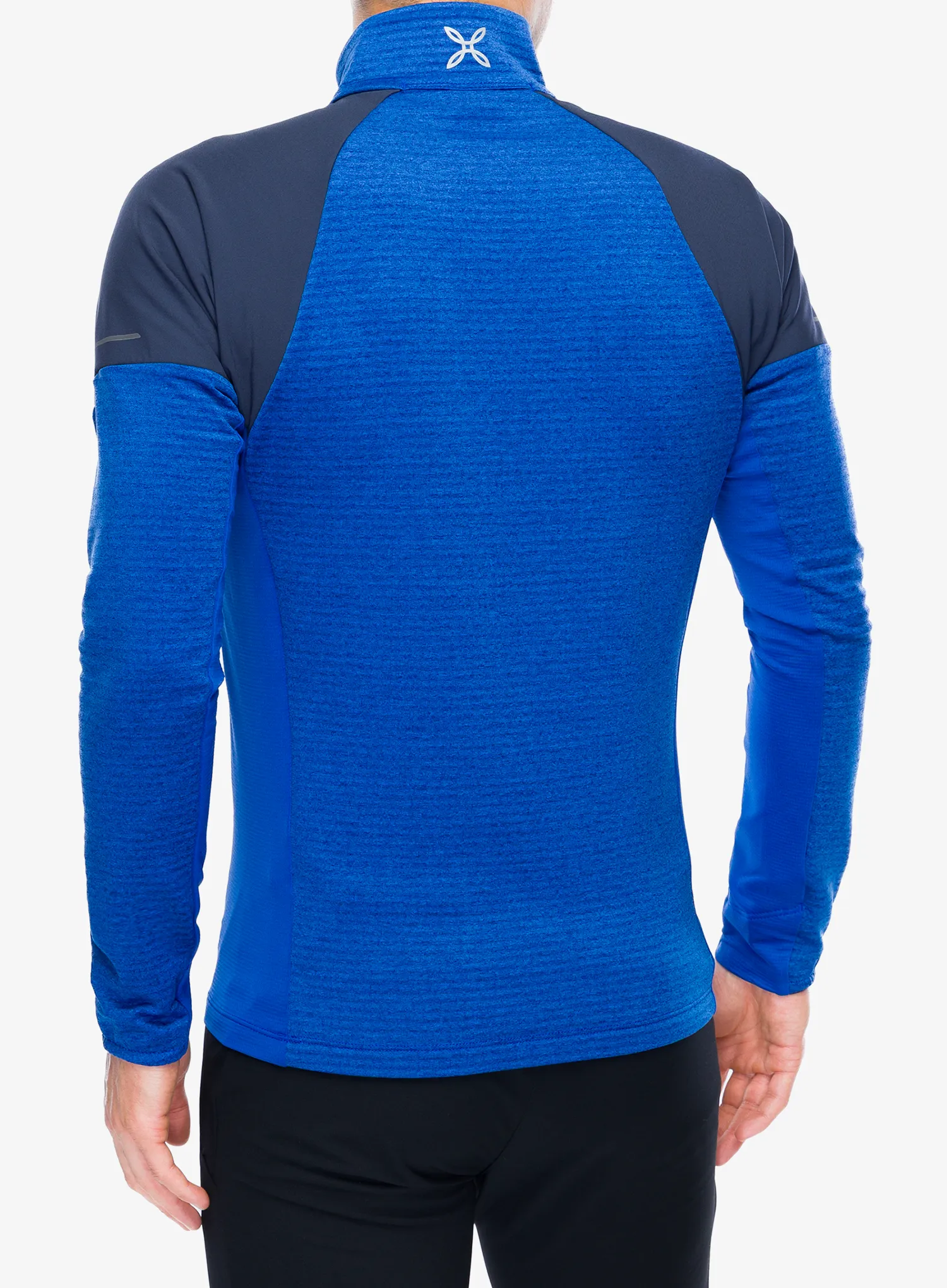 Dukserica s 1/2 patentnim zatvaračem Montura Thermal Grid 2 Anorak - b.blue/graphite blue