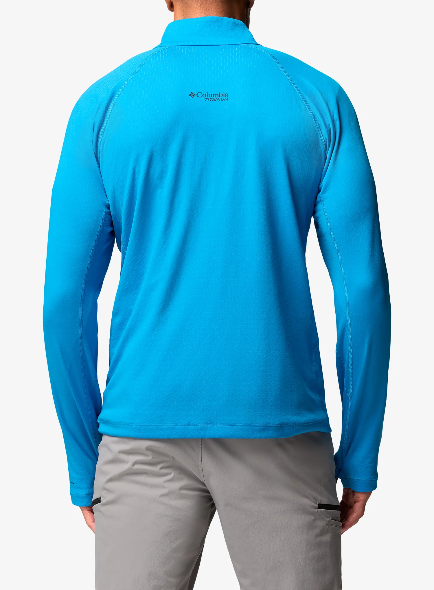 Dukserica s patentnim zatvaračem Columbia DriVenture Half Zip - compass blue