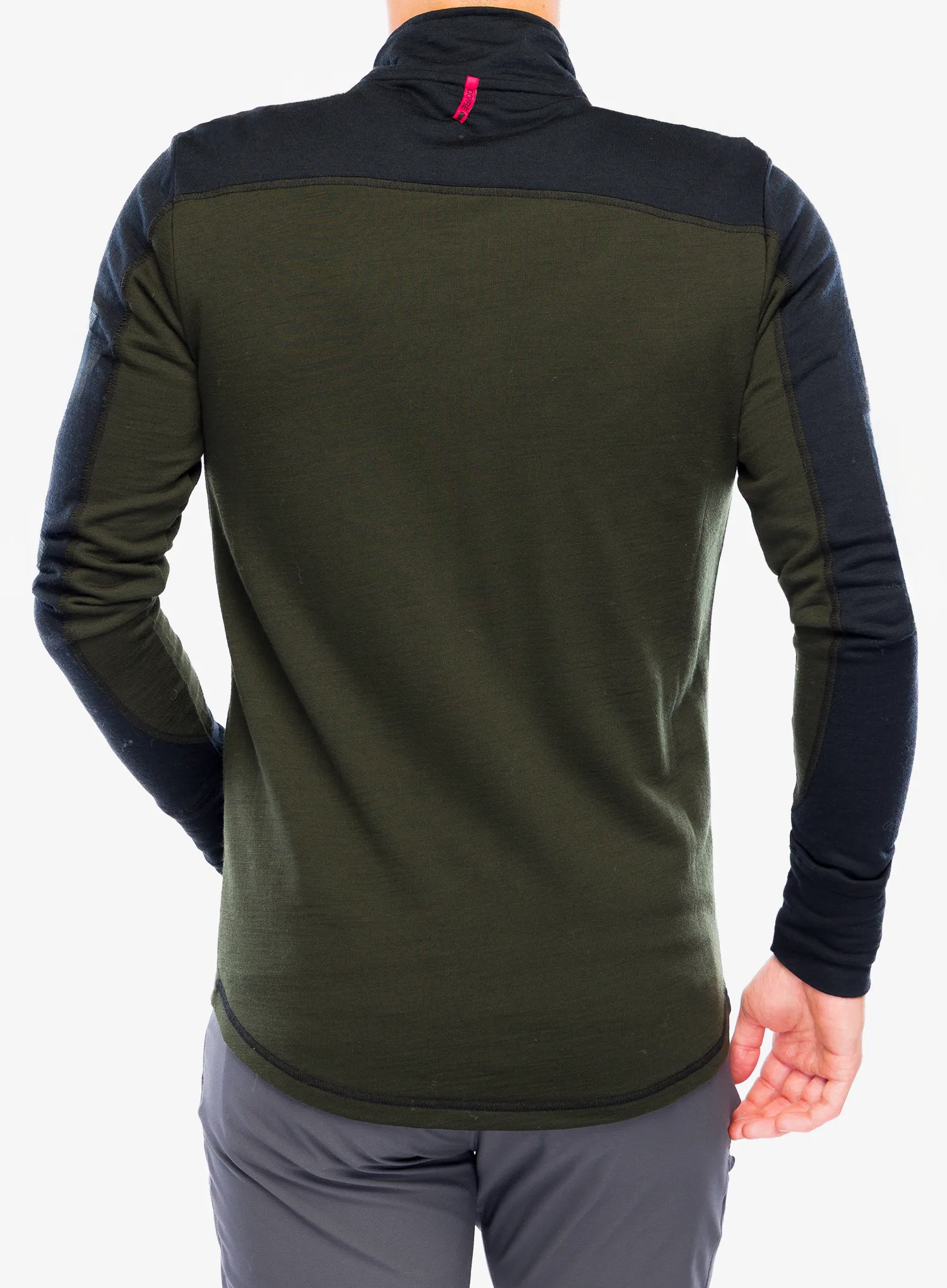 Dukserica s patentnim zatvaračem Dovre 100% Merino Wool Zip - green