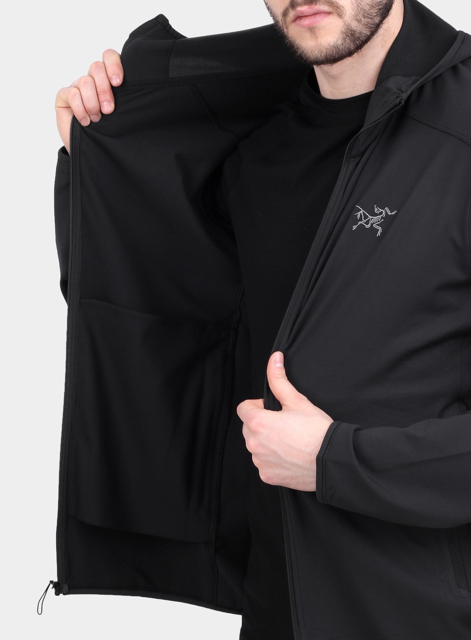 Dukserica Arcteryx Kyanite LT Hoody - black