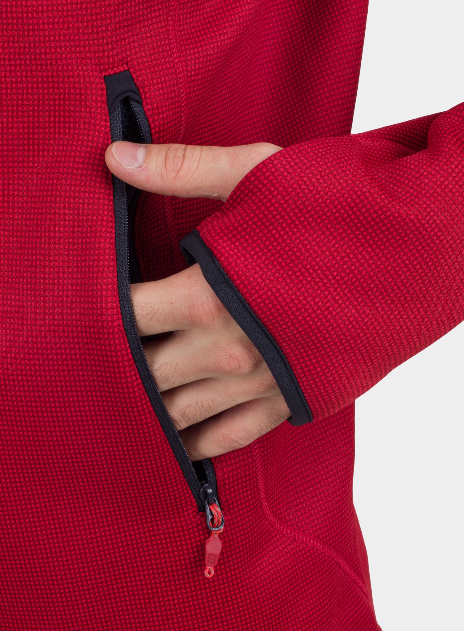 Jakna od flisa Berghaus Pravitale MTN 2.0 Hooded Jacket - red/red