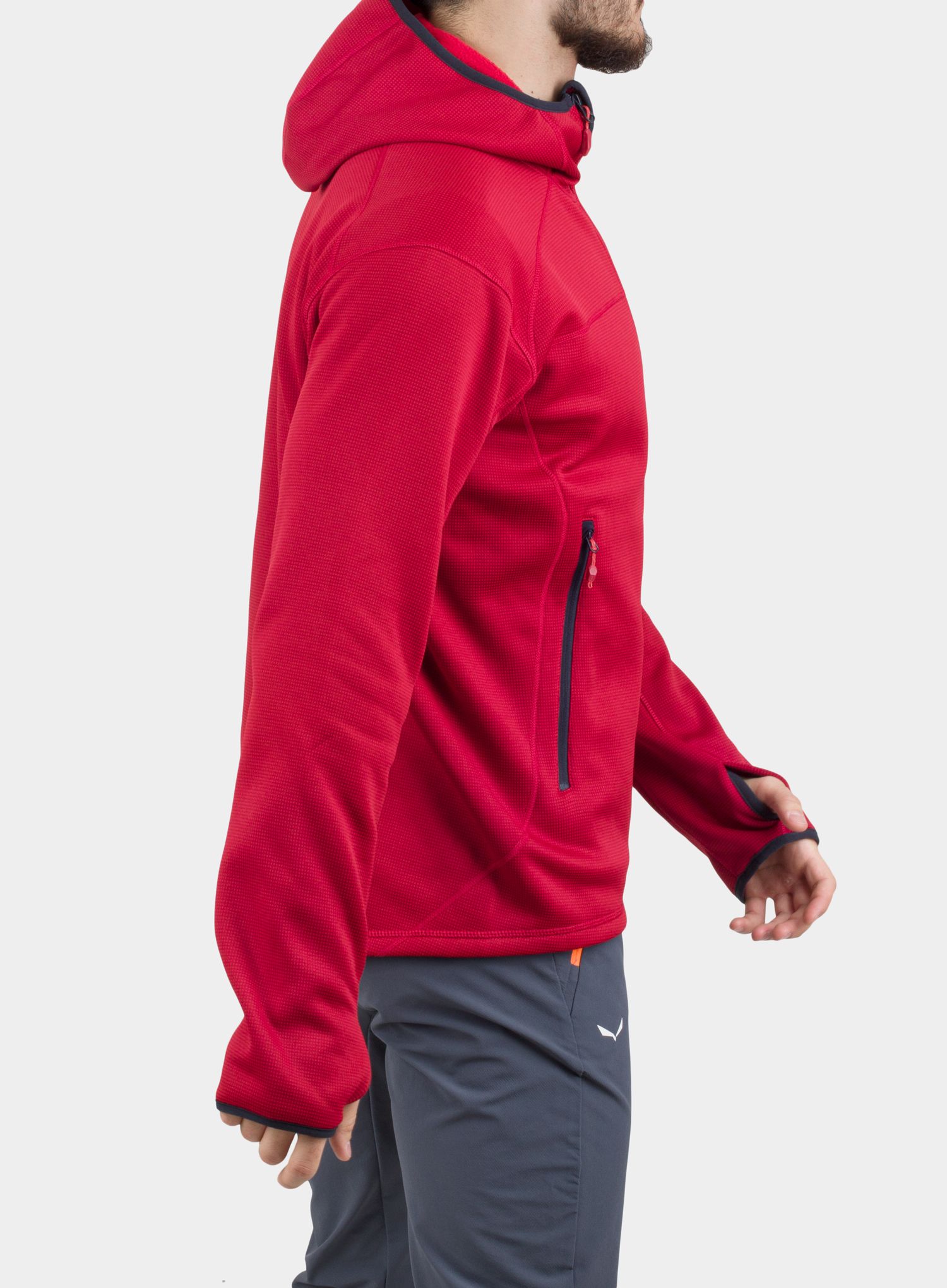 Jakna od flisa Berghaus Pravitale MTN 2.0 Hooded Jacket - red/red