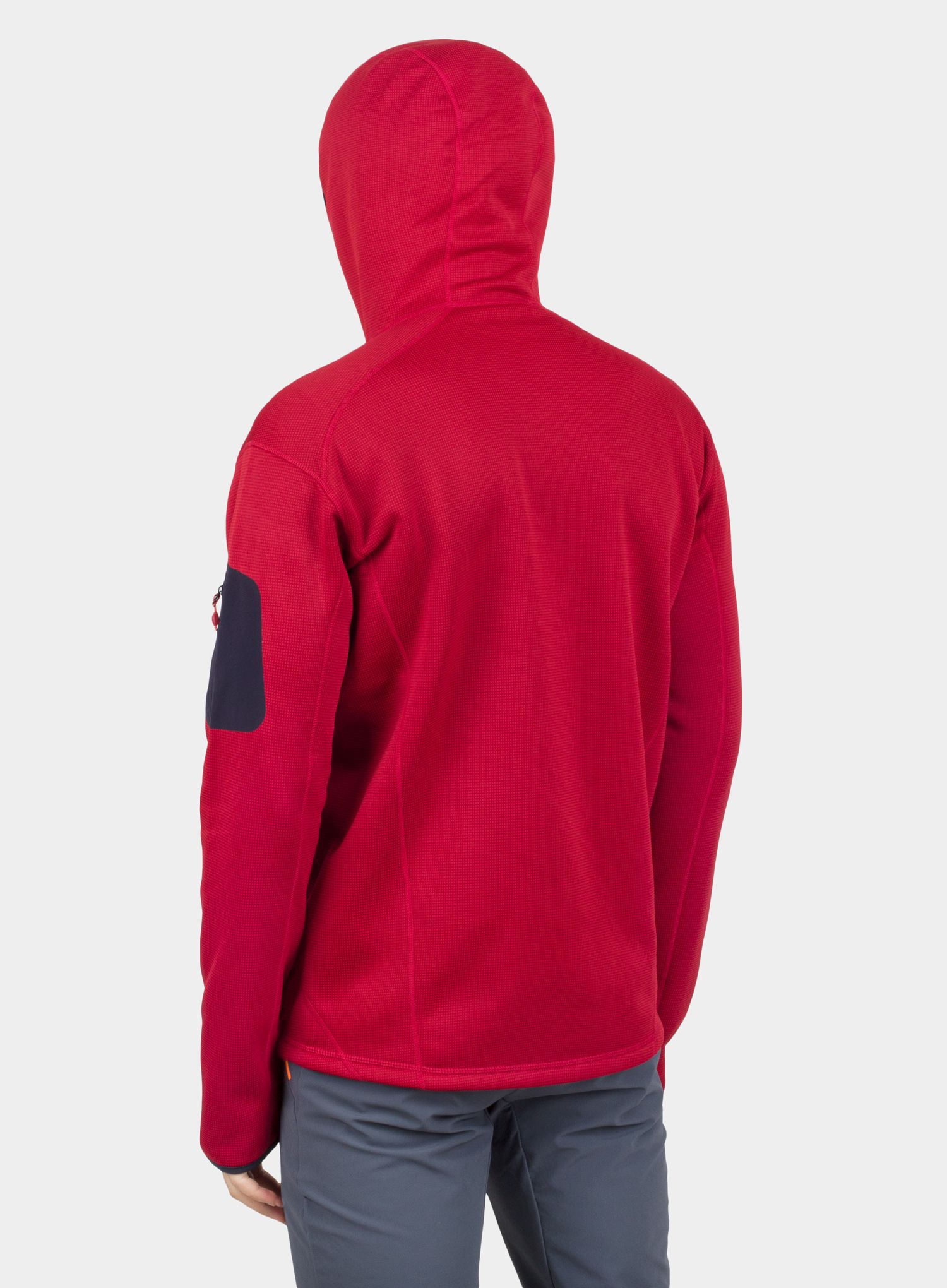 Jakna od flisa Berghaus Pravitale MTN 2.0 Hooded Jacket - red/red
