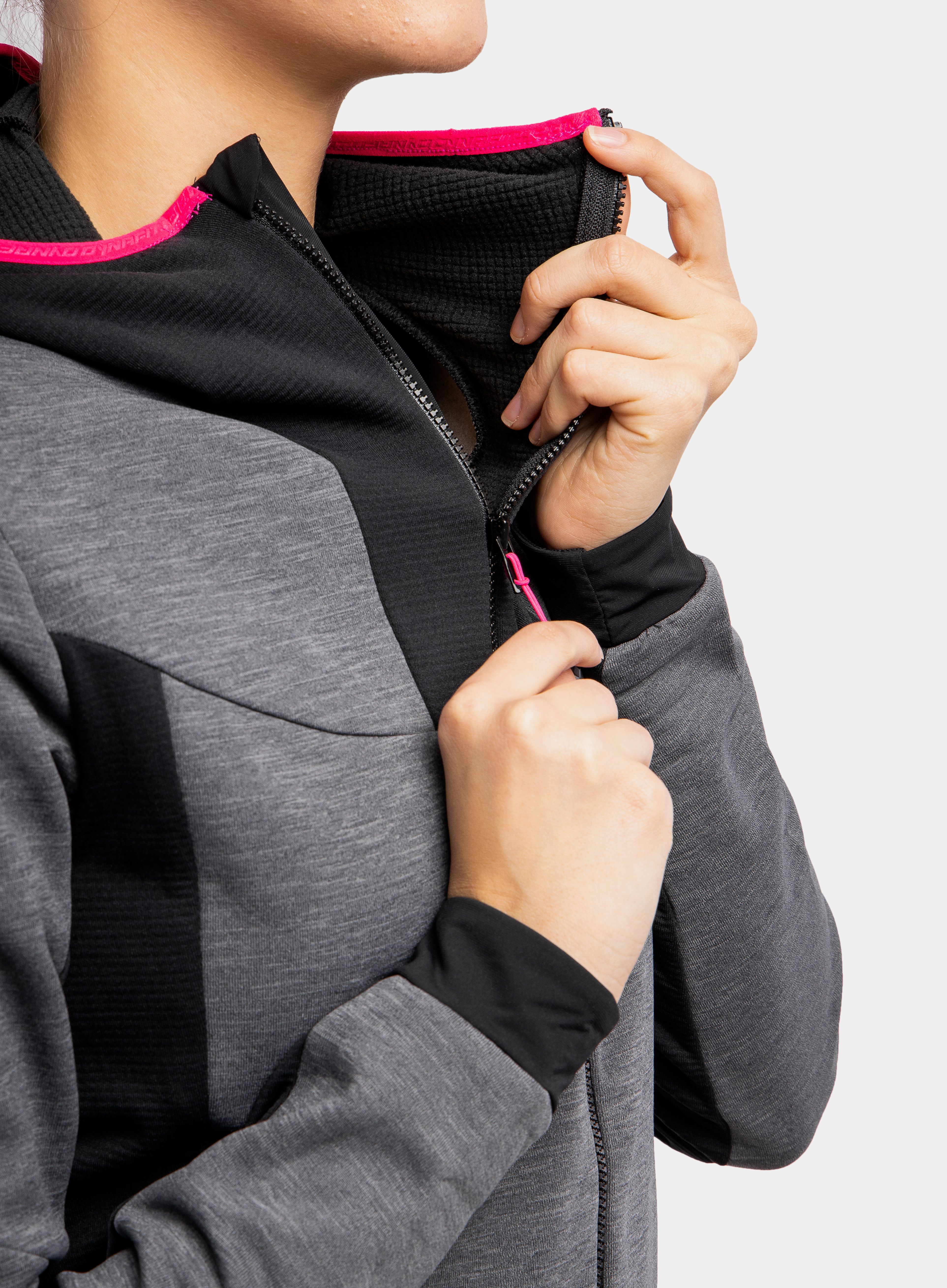 Ženska dukserica Dynafit FT Pro Polartec Hooded Jacket - magnet mel