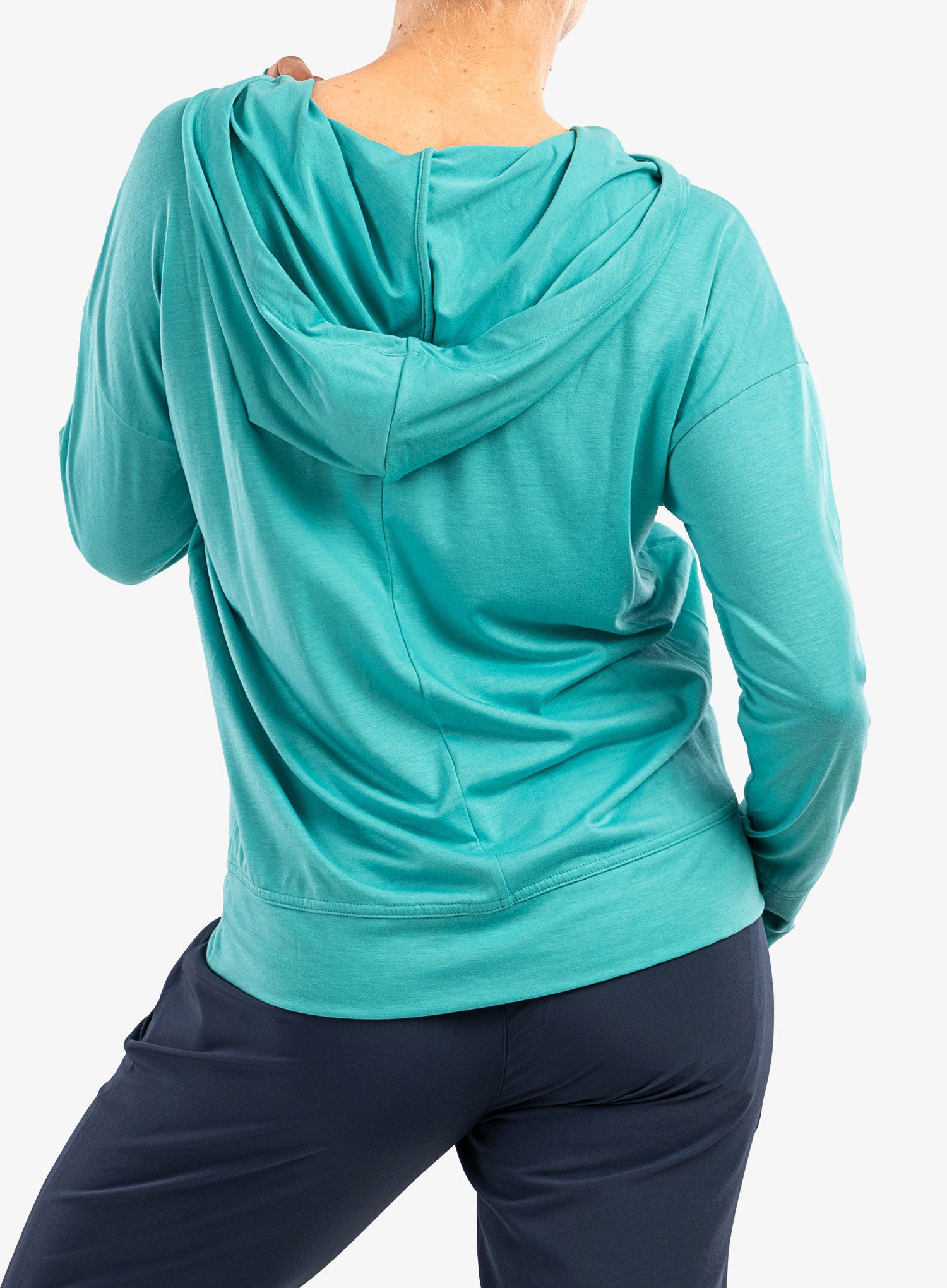 Ženska dukserica Royal Robbins Bug Barrier Round Trip Drirelease Hoody - turquoise