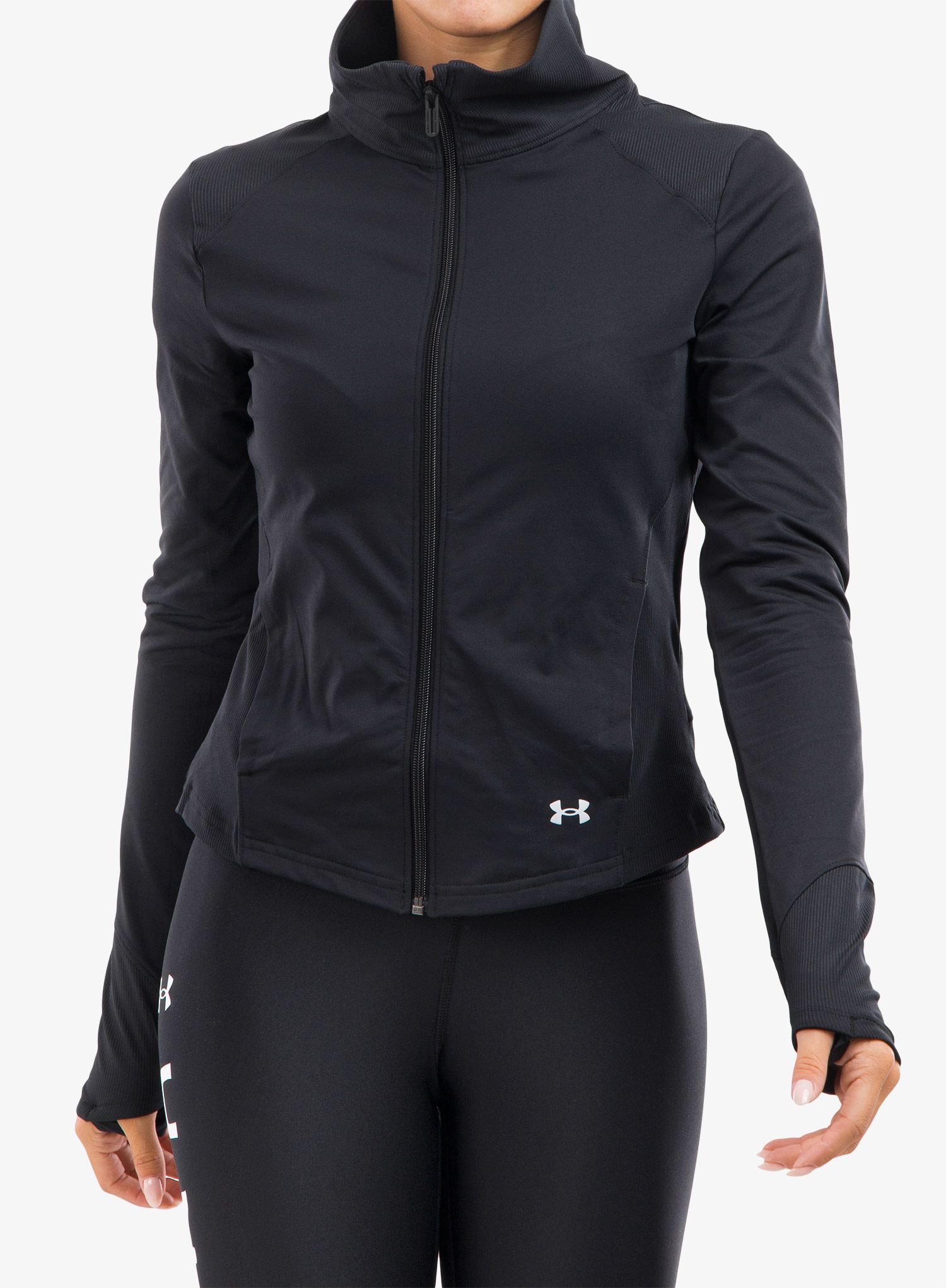 Ženska dukserica Under Armour Meridian Jacket - black/metallic silver