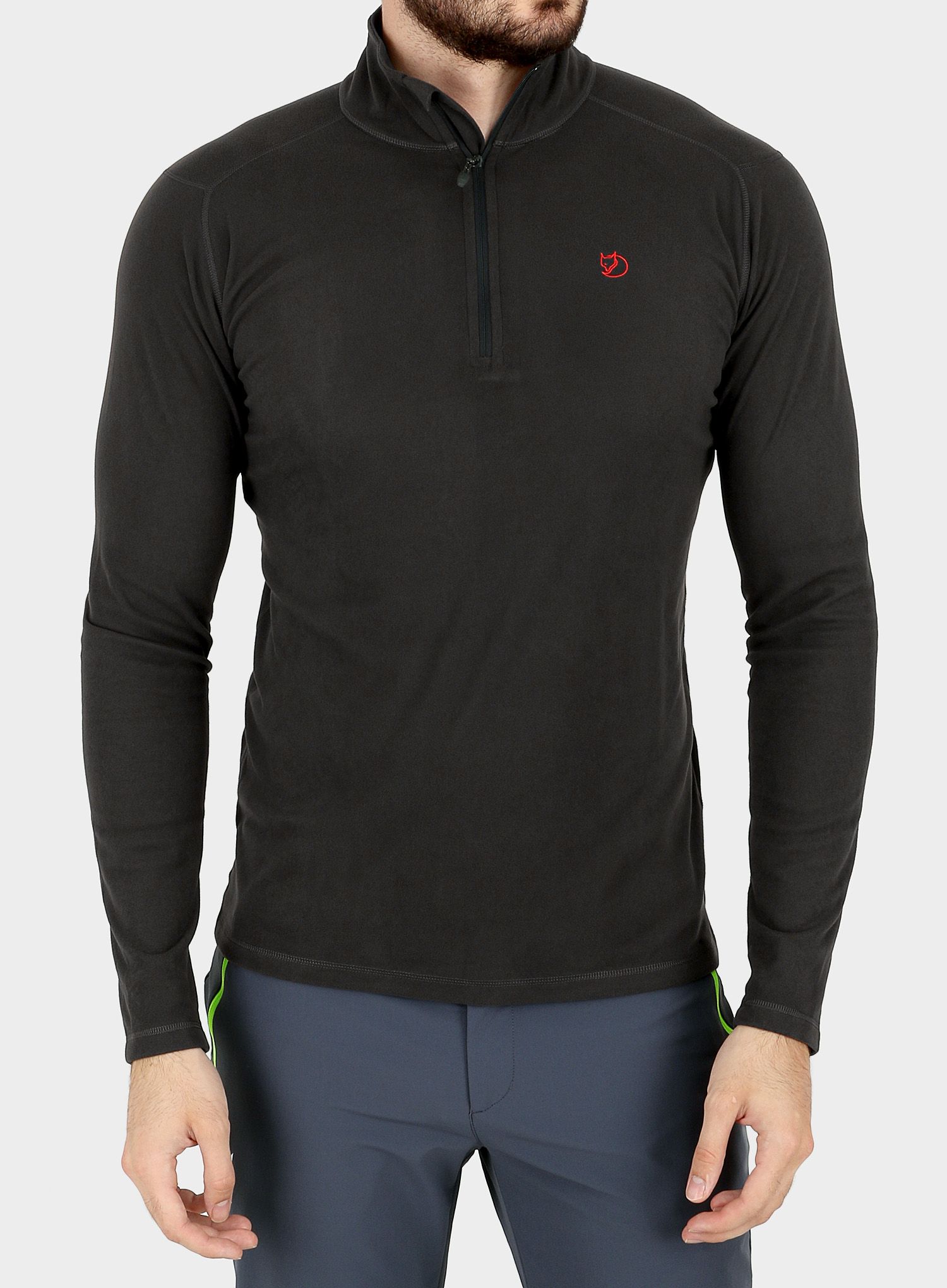 Dukserica Fjallraven Pine Half Zip - dark grey