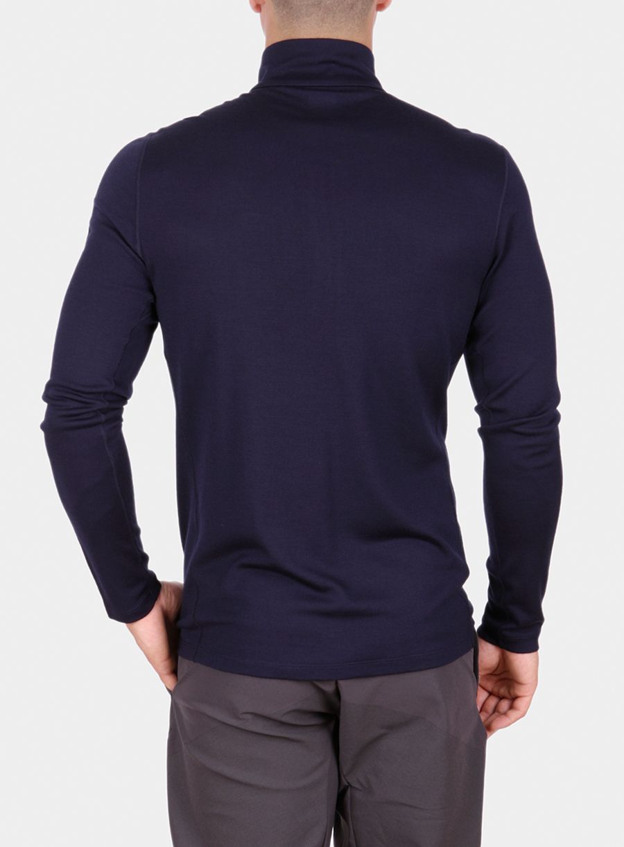 Dukserica Icebreaker 260 Tech L/S Half Zip - midnight navy