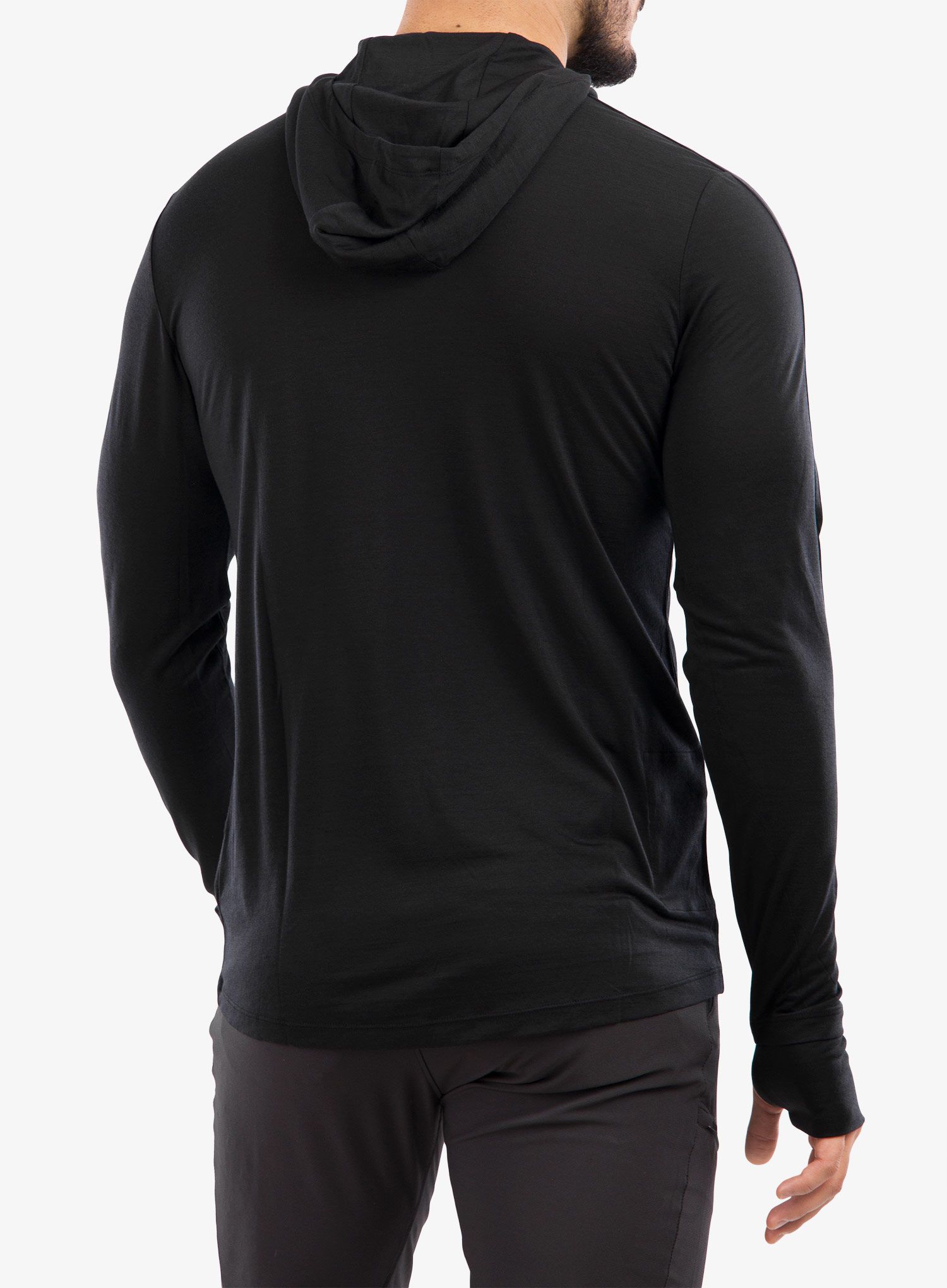 Dukserica Icebreaker Cool-Lite LS Hoodie - black