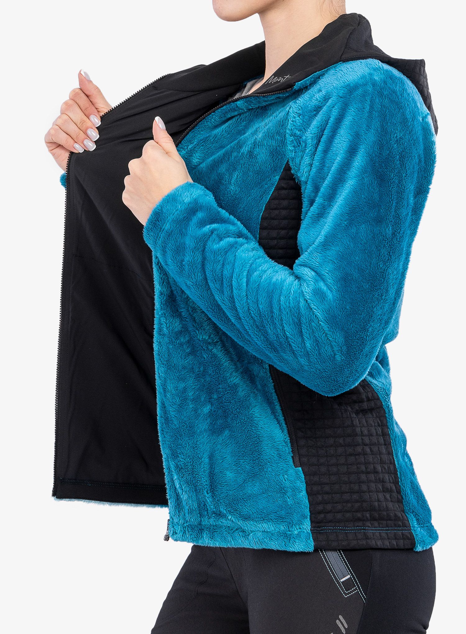 Ženska jakna od flisa Montura Polar Diamond Jacket - baltic