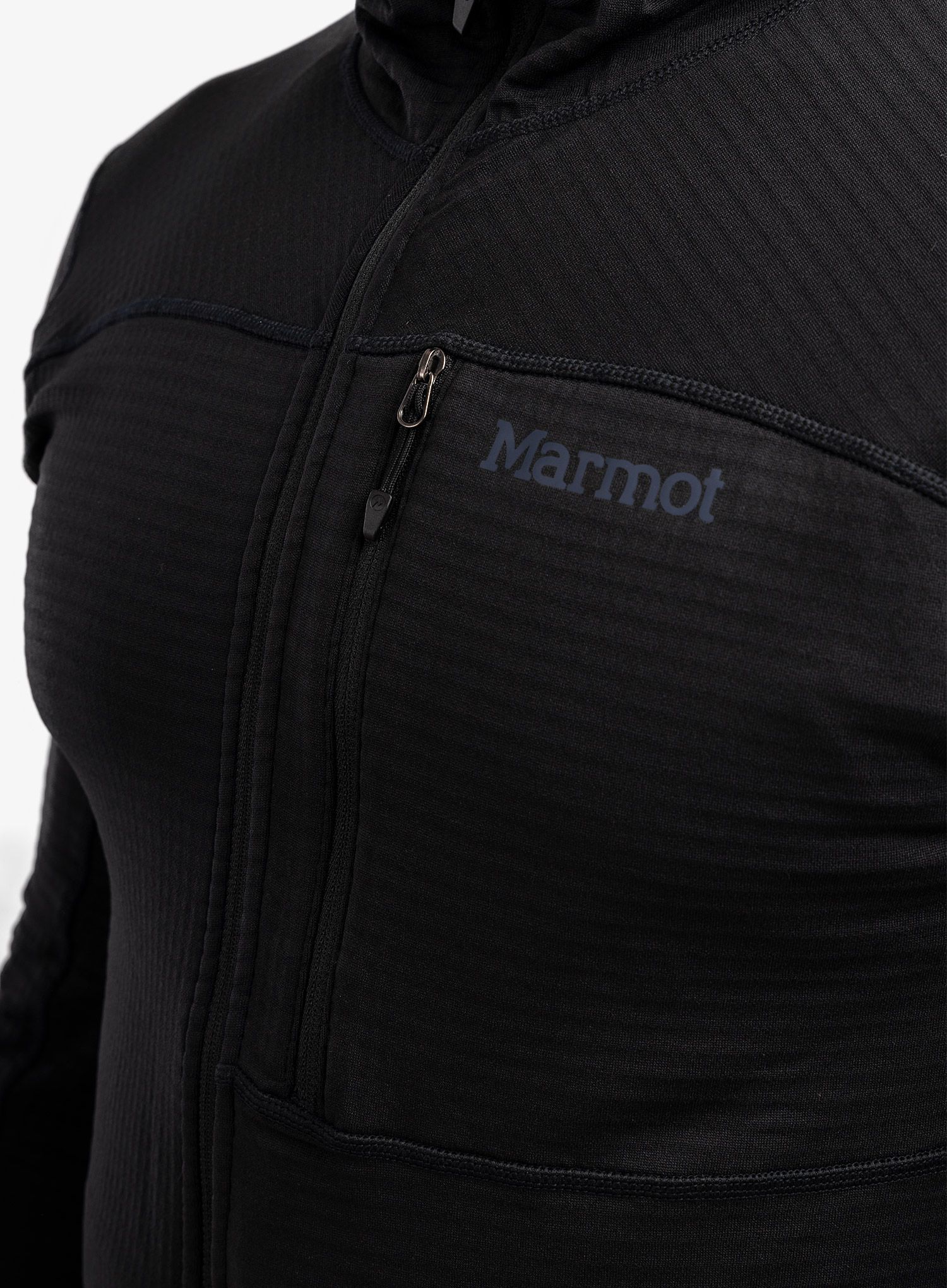 Dukserica od flisa Marmot Preon Hoody - black
