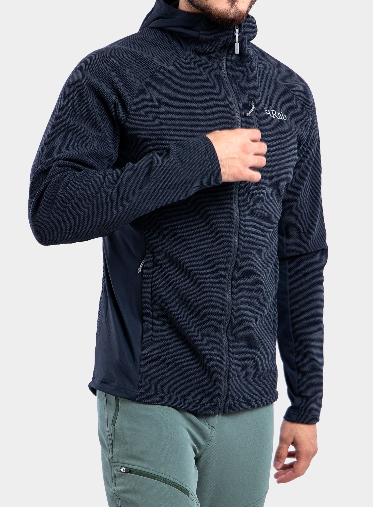 Majica s kapuljačom Rab Capacitor Hoody - beluga