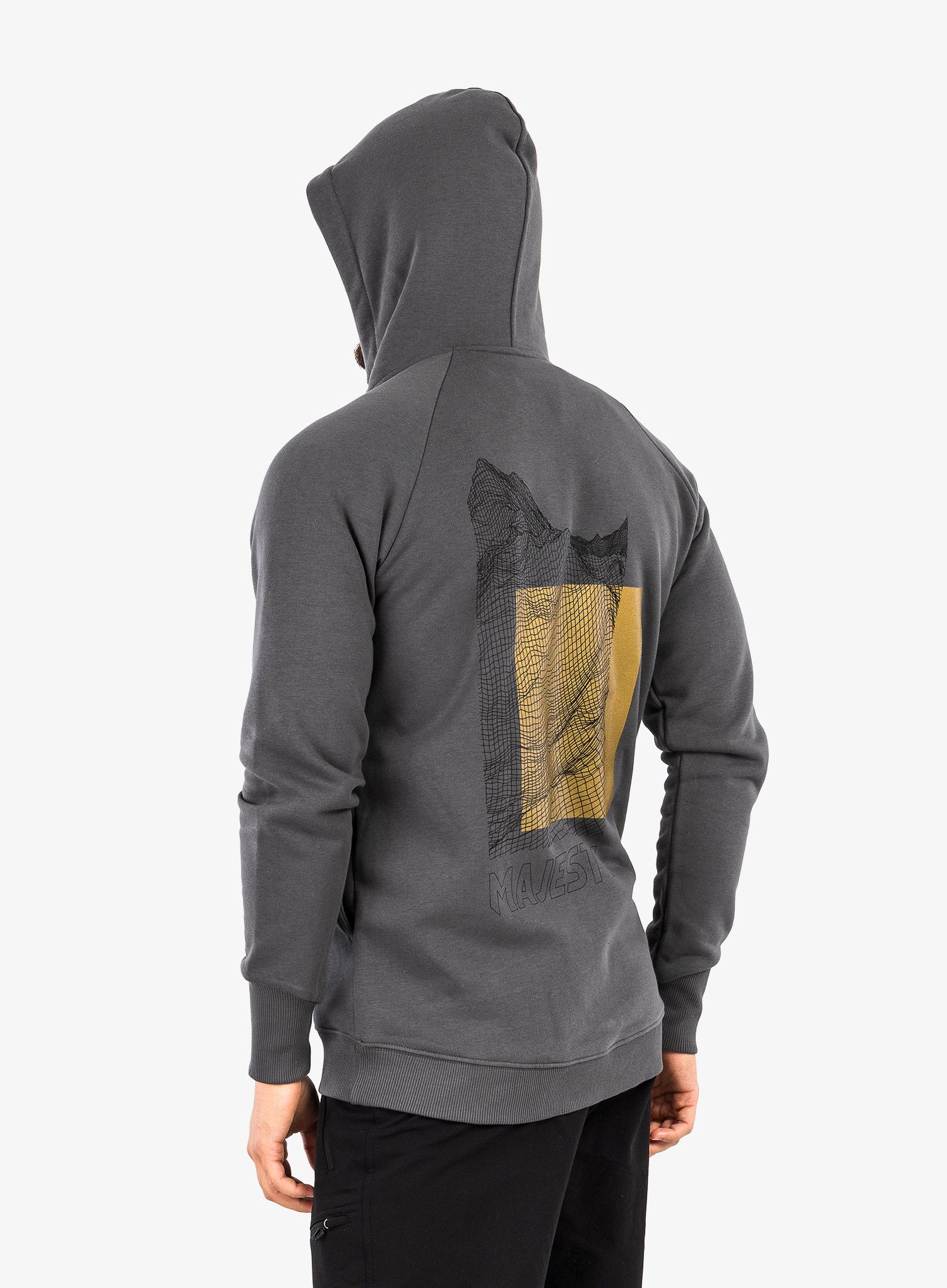 Dukserica na otkopčavanje Majesty Super Zip Hoodie - graphite