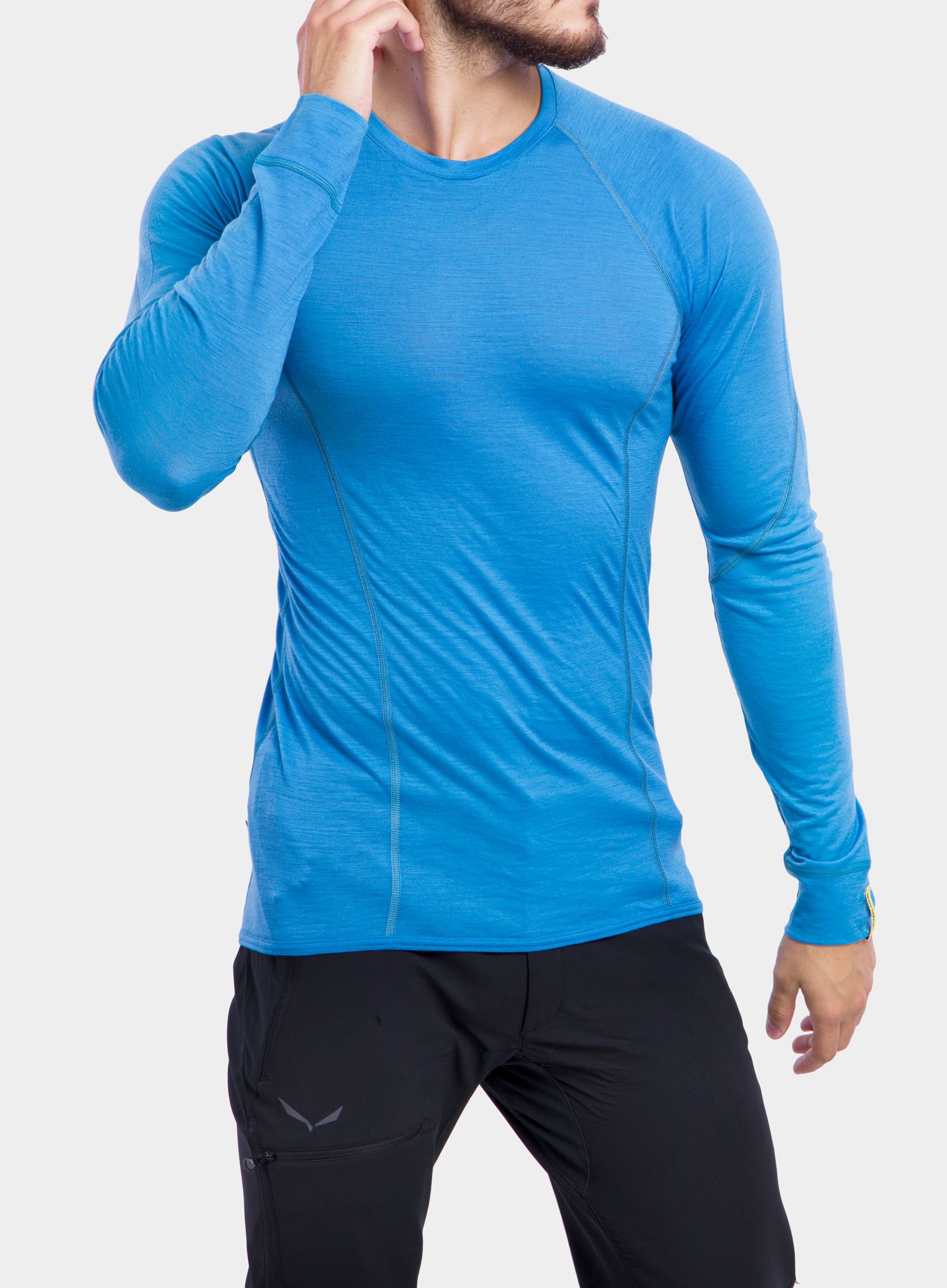 Dukserica Sensor Merino Active Tee L/S - blue