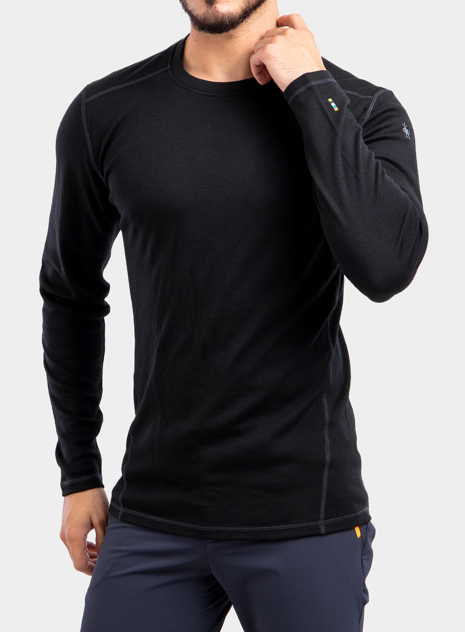 Dukserica SmartWool Merino 250 Baselayer Crew - black