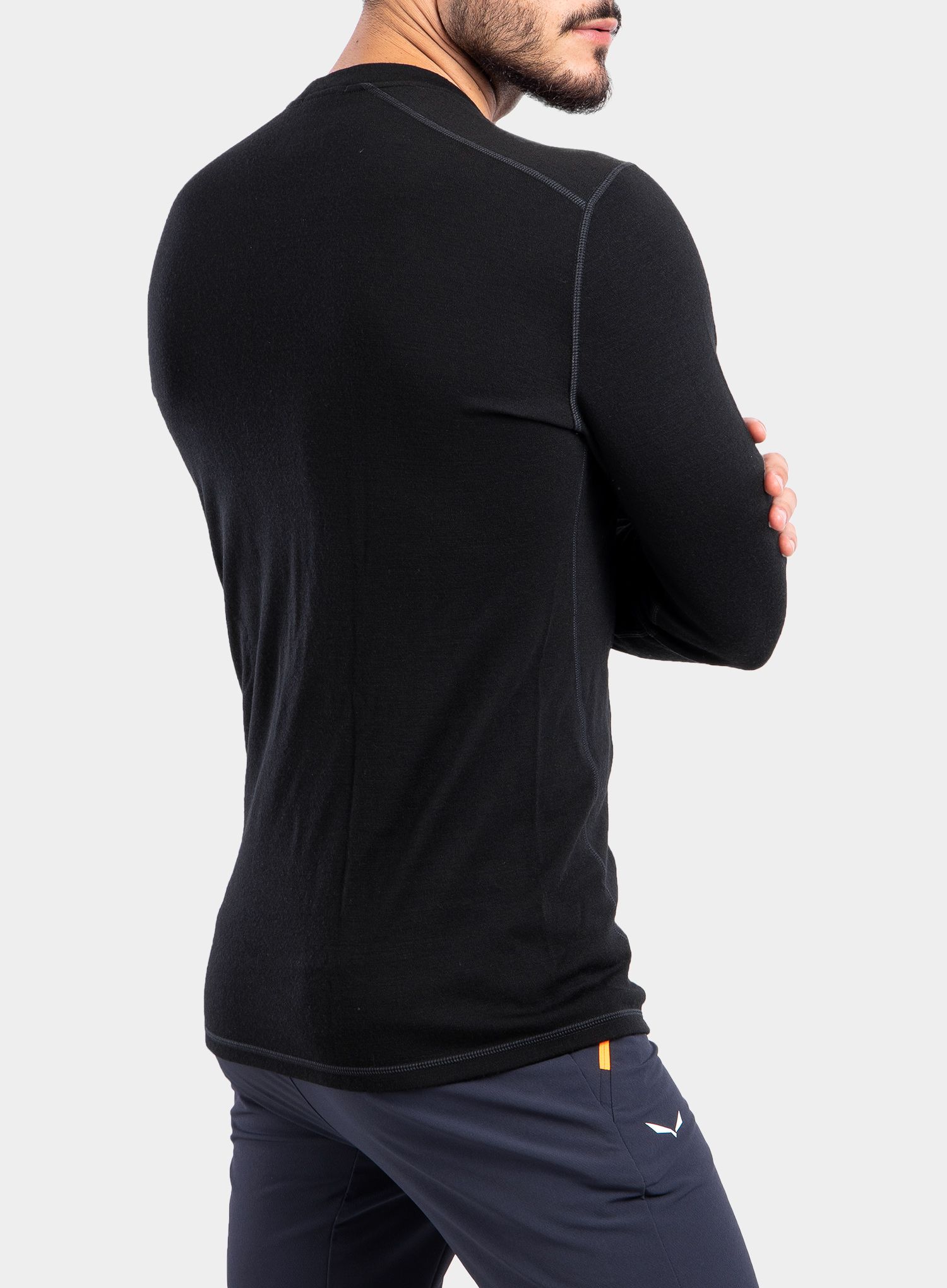 Dukserica SmartWool Merino 250 Baselayer Crew - black