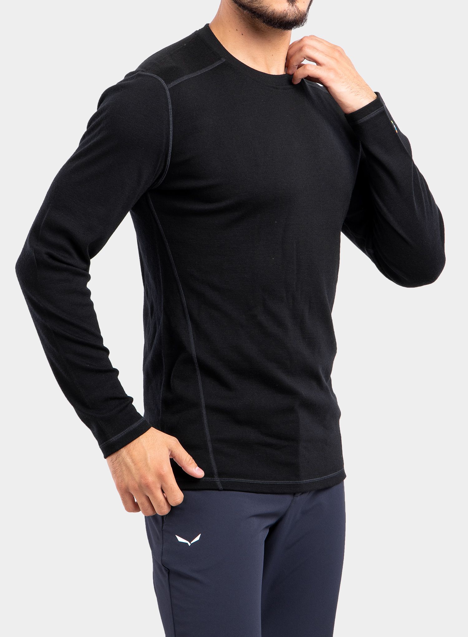 Dukserica SmartWool Merino 250 Baselayer Crew - black