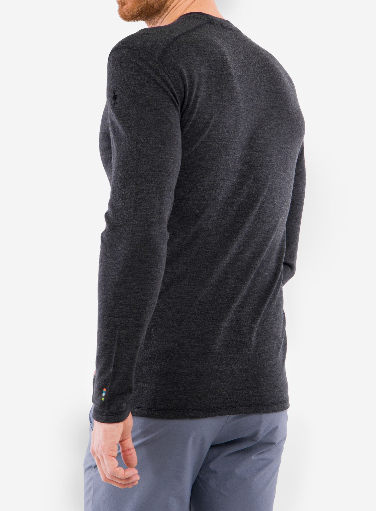 Dukserica SmartWool Merino 250 Baselayer Crew Boxed - charcoal heather