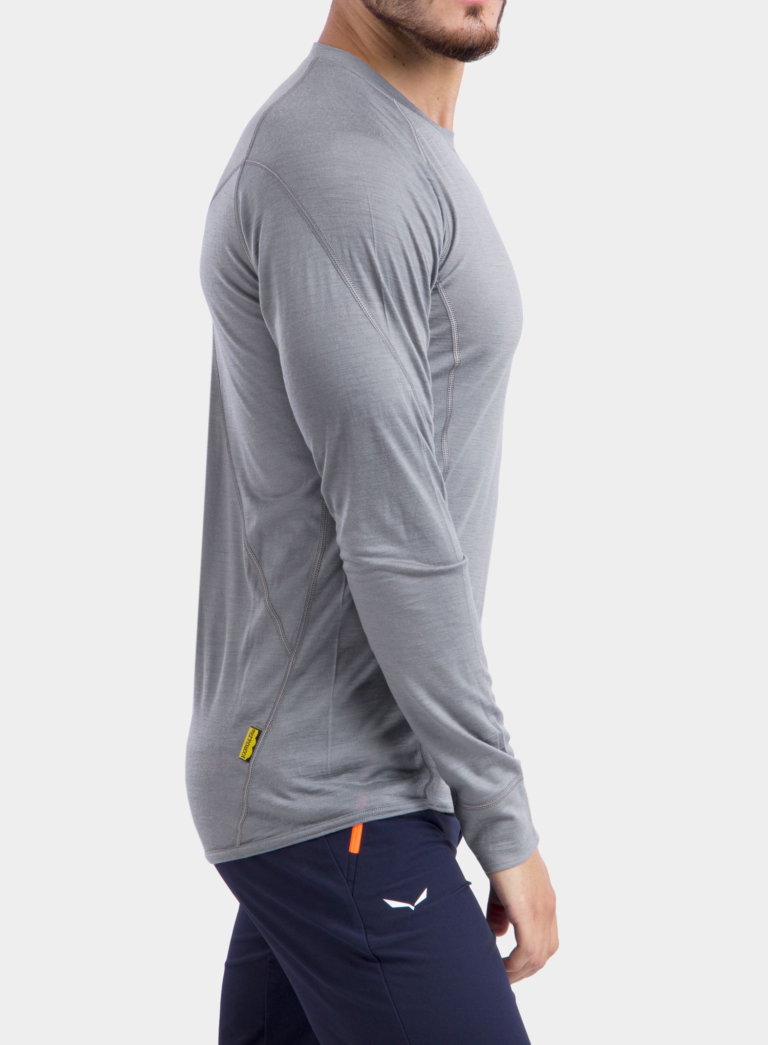 Dukserica Sensor Merino Active Tee L/S - grey