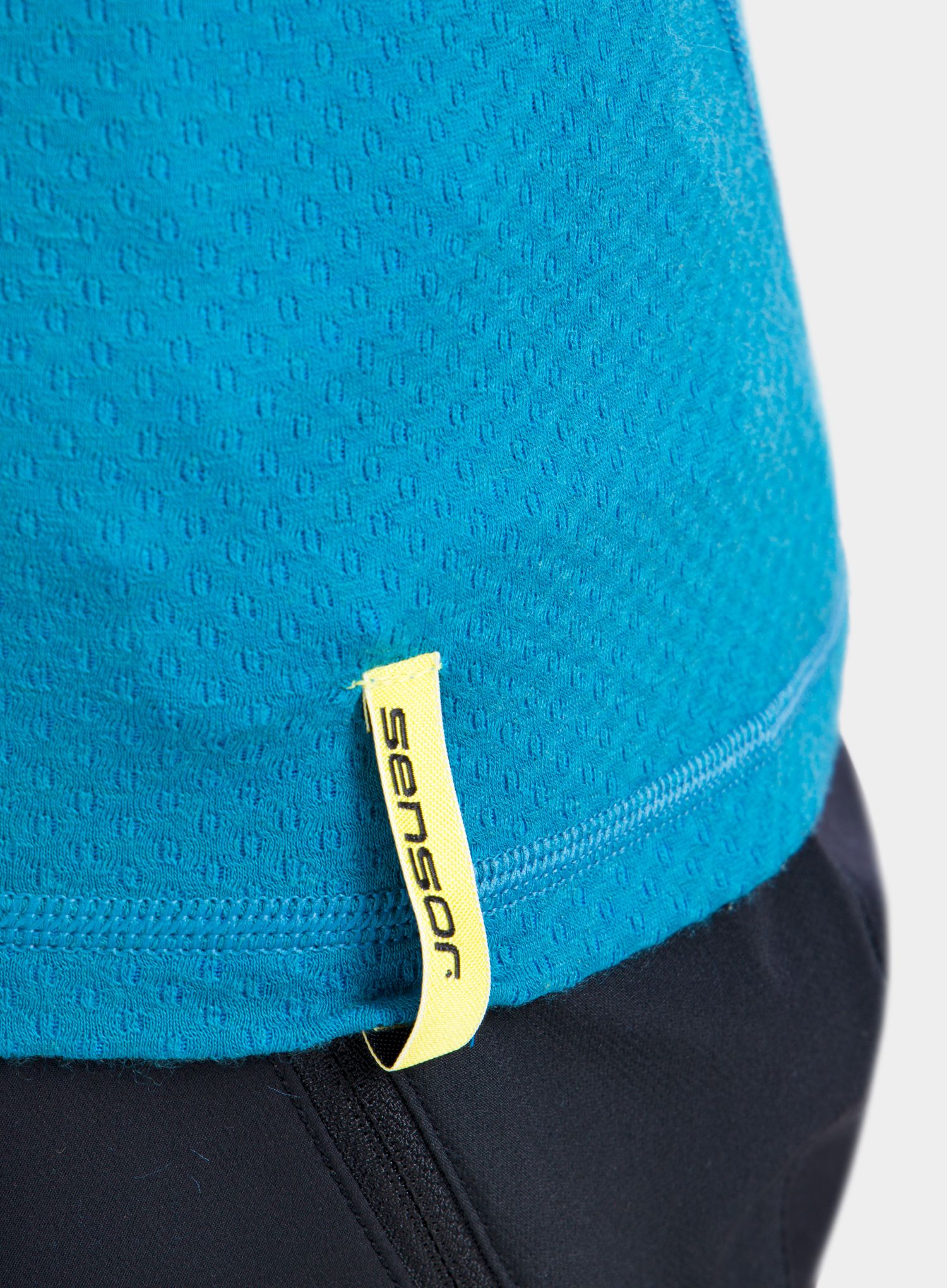 Dukserica Sensor Merino DF Tee L/S Zip - blue