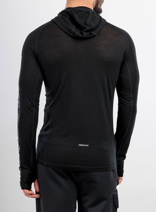 Termoaktivna dukserica Mons Royale Temple Tech Hood - black