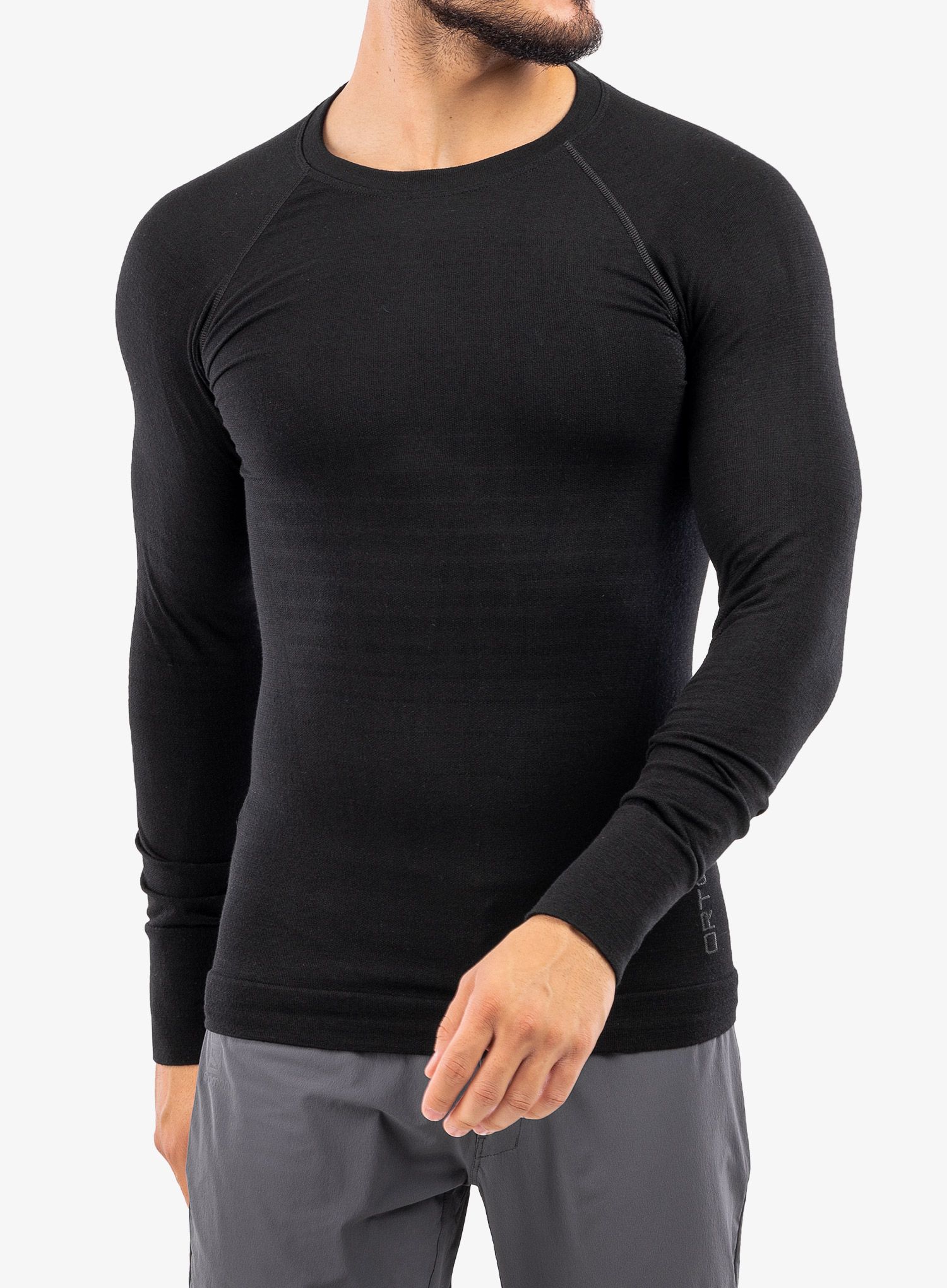 Termoaktivna dukserica Ortovox 230 Competition Long Sleeve - black raven