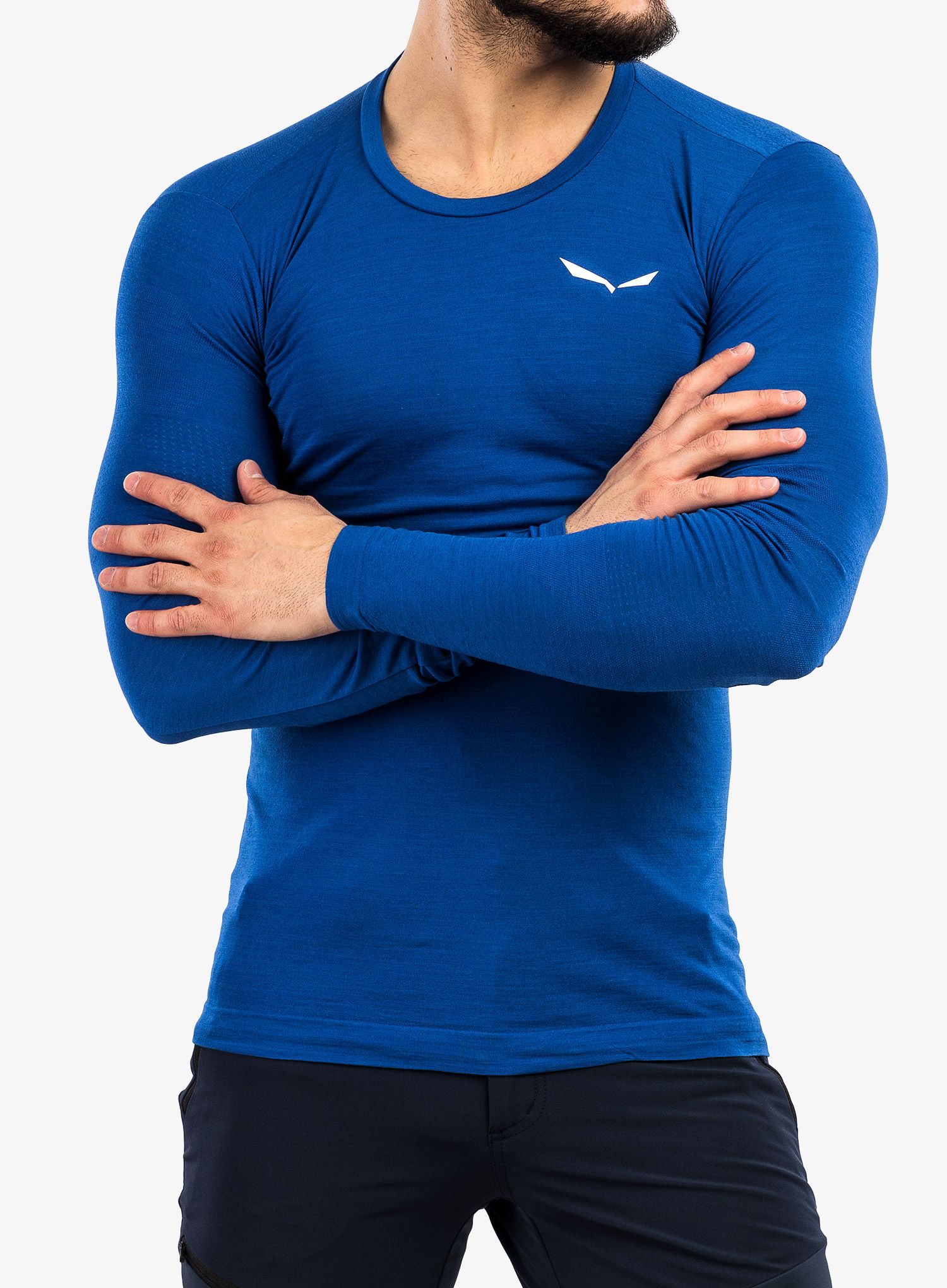 Termoaktivna dukserica Salewa Zebru Fresh AMR L/S Tee - electric