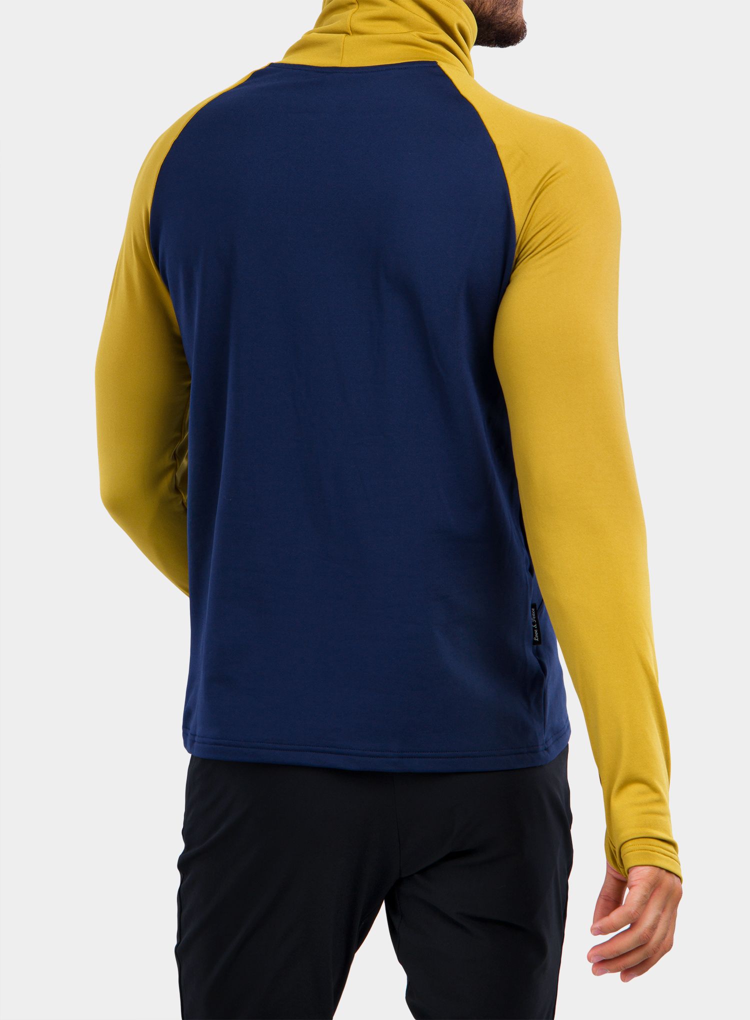 Dukserica Sensor Thermo Sweatshirt - deep blue/mustard