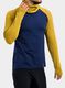 Dukserica Sensor Thermo Sweatshirt - deep blue/mustard
