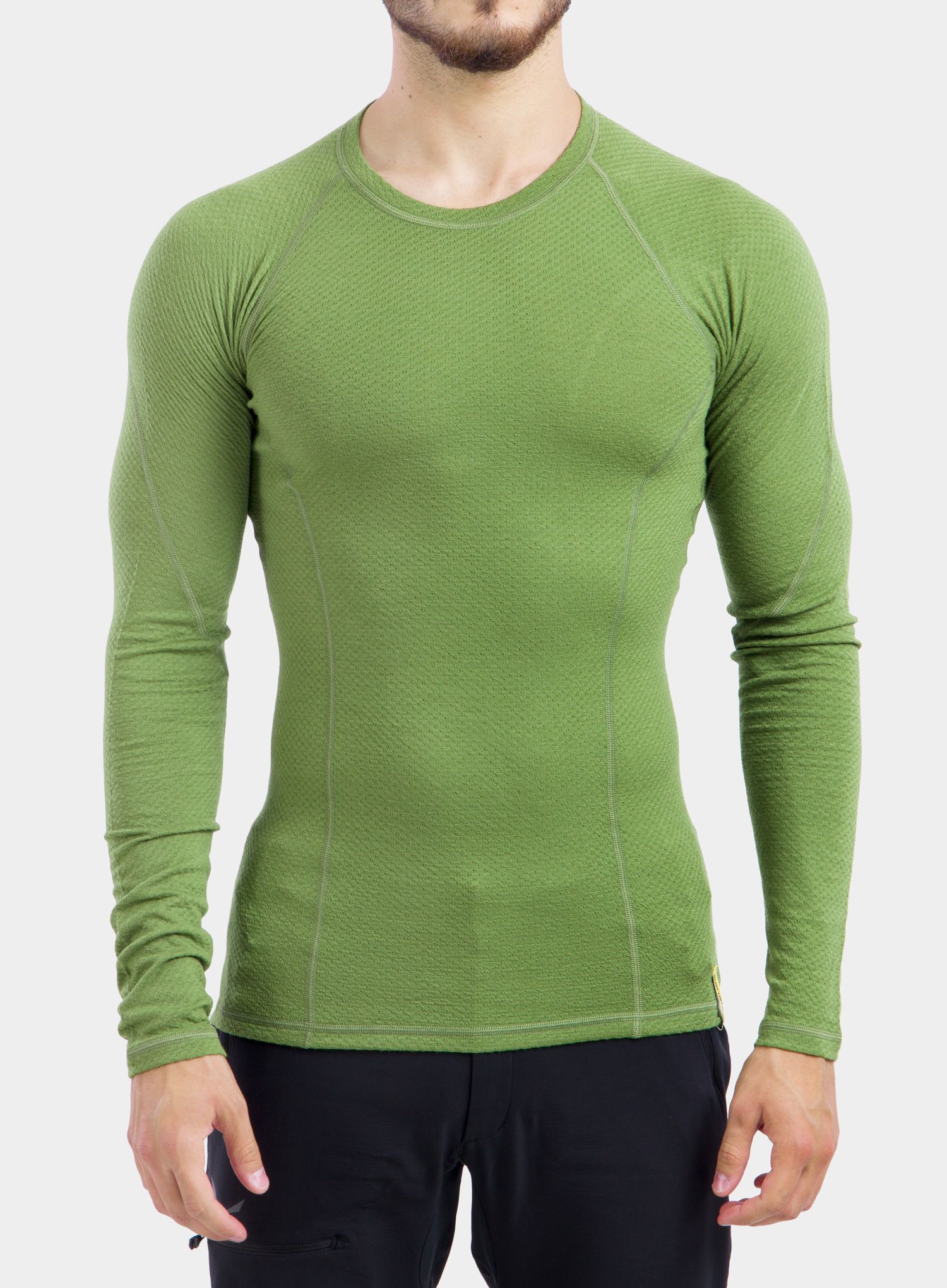 Termoaktivna dukserica Sensor Merino DF Tee L/S - safari