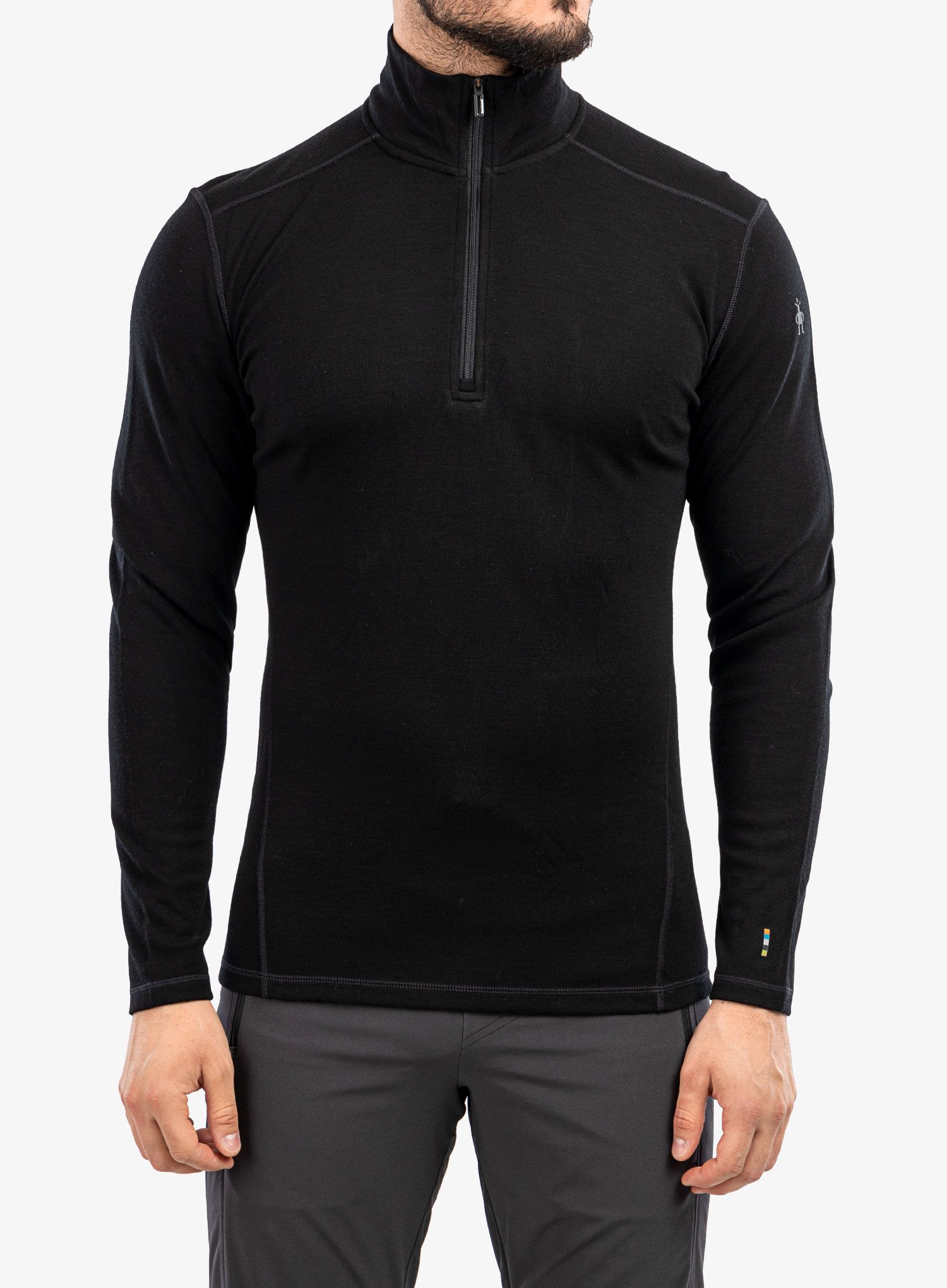 Dukserica SmartWool Merino 250 Baselayer 1/4 Zip - black