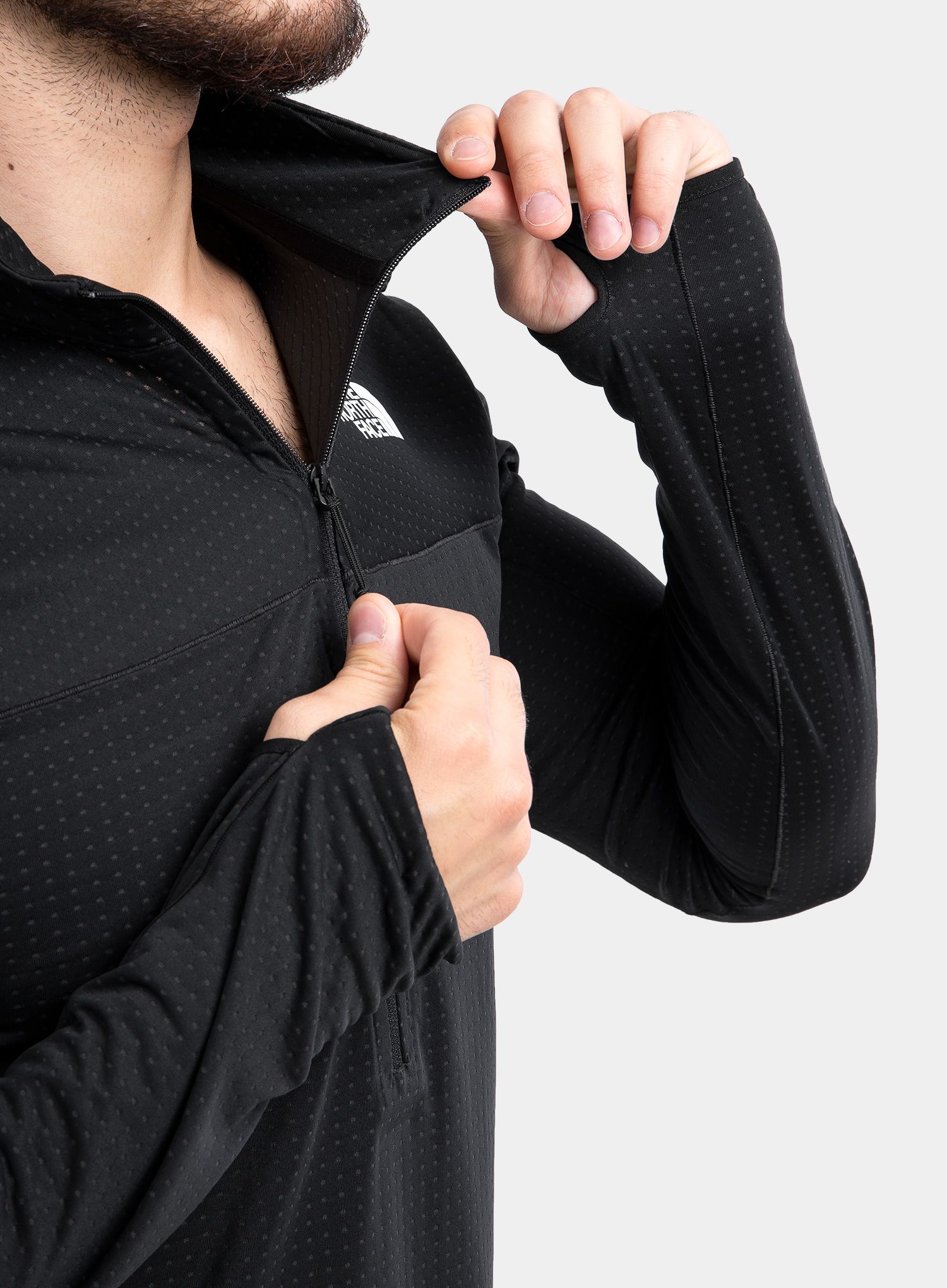 Dukserica The North Face Summit Dot Fleece 1/2 Zip - black