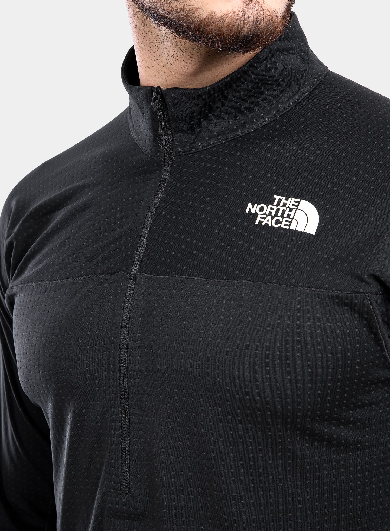 Dukserica The North Face Summit Dot Fleece 1/2 Zip - black