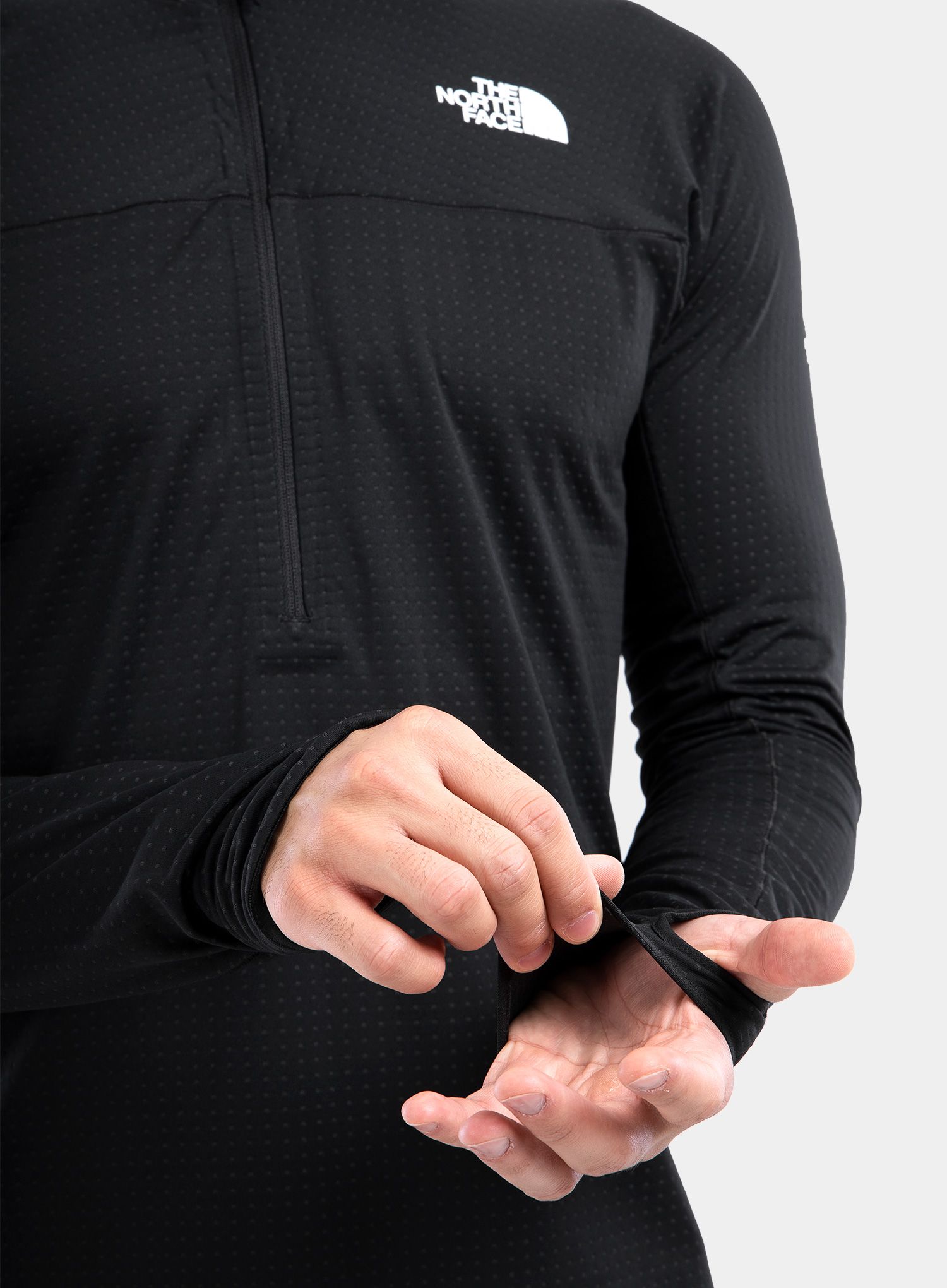 Dukserica The North Face Summit Dot Fleece 1/2 Zip - black