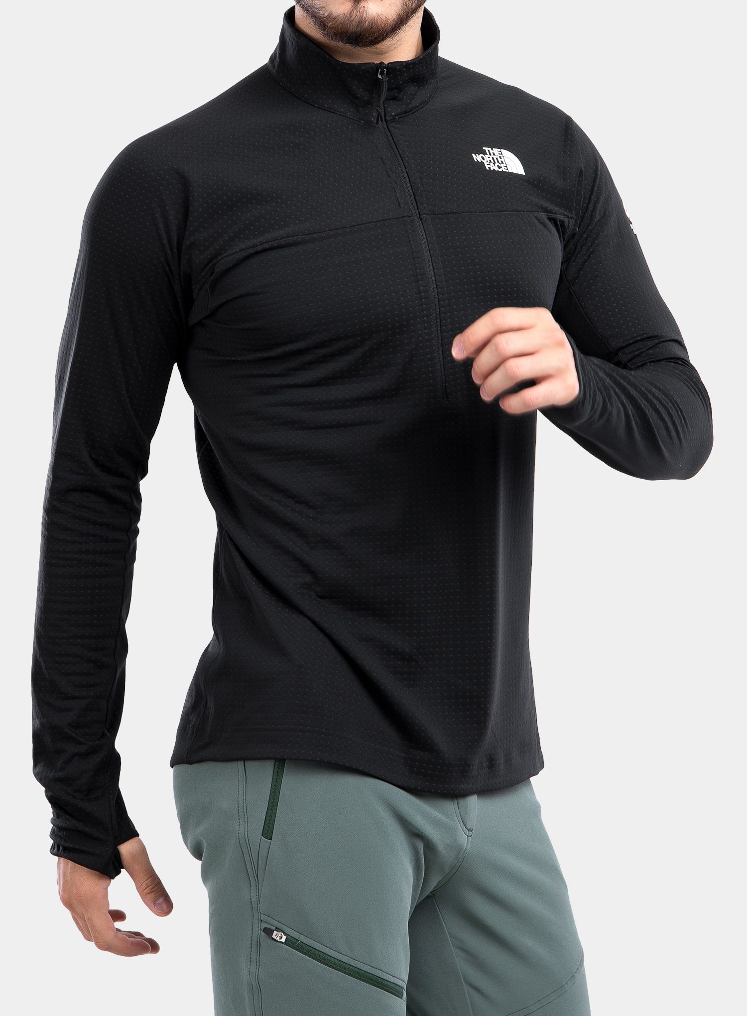 Dukserica The North Face Summit Dot Fleece 1/2 Zip - black