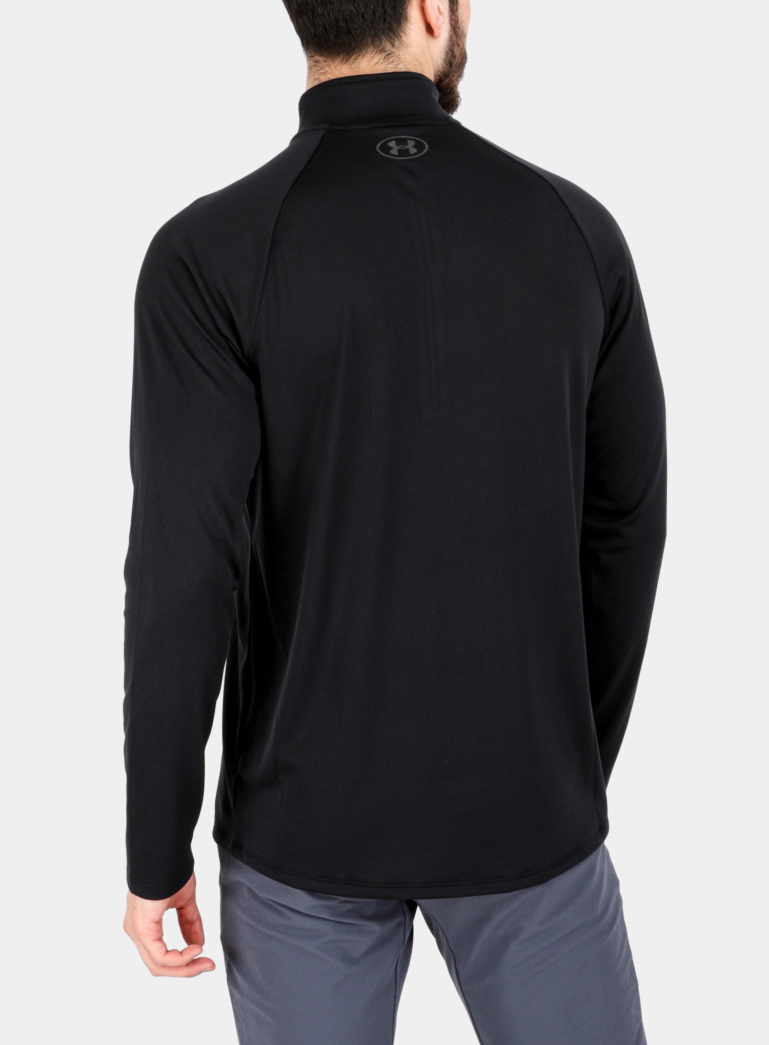 Dukserica Under Armour Tech 1/2 Zip Long Sleeve - black/charcoal