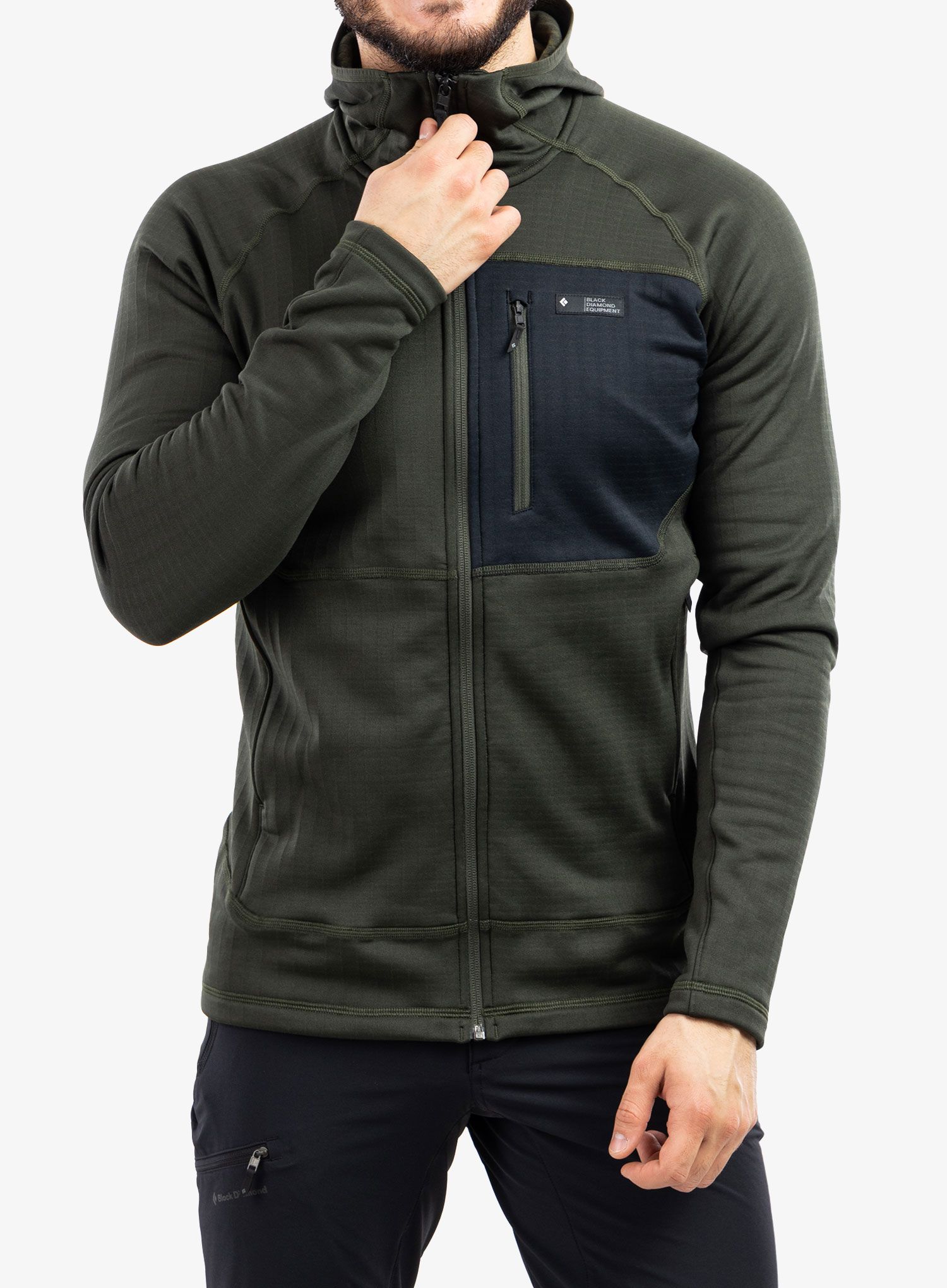 Majica s kapuljačom Black Diamond Factor Hoody - cypress
