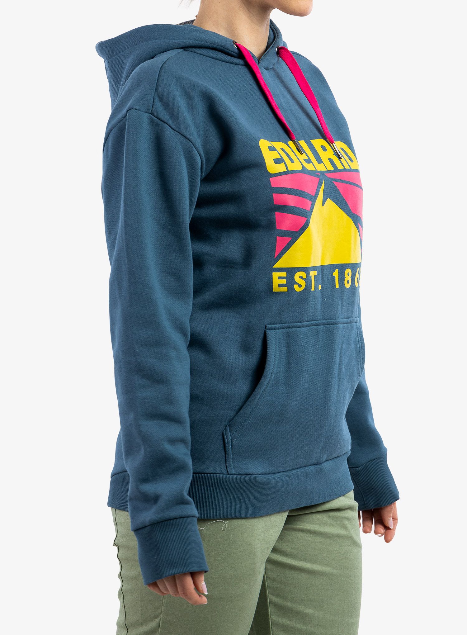 Dukserica s kapuljačom ženska Edelrid Spotter Hoody - petrol