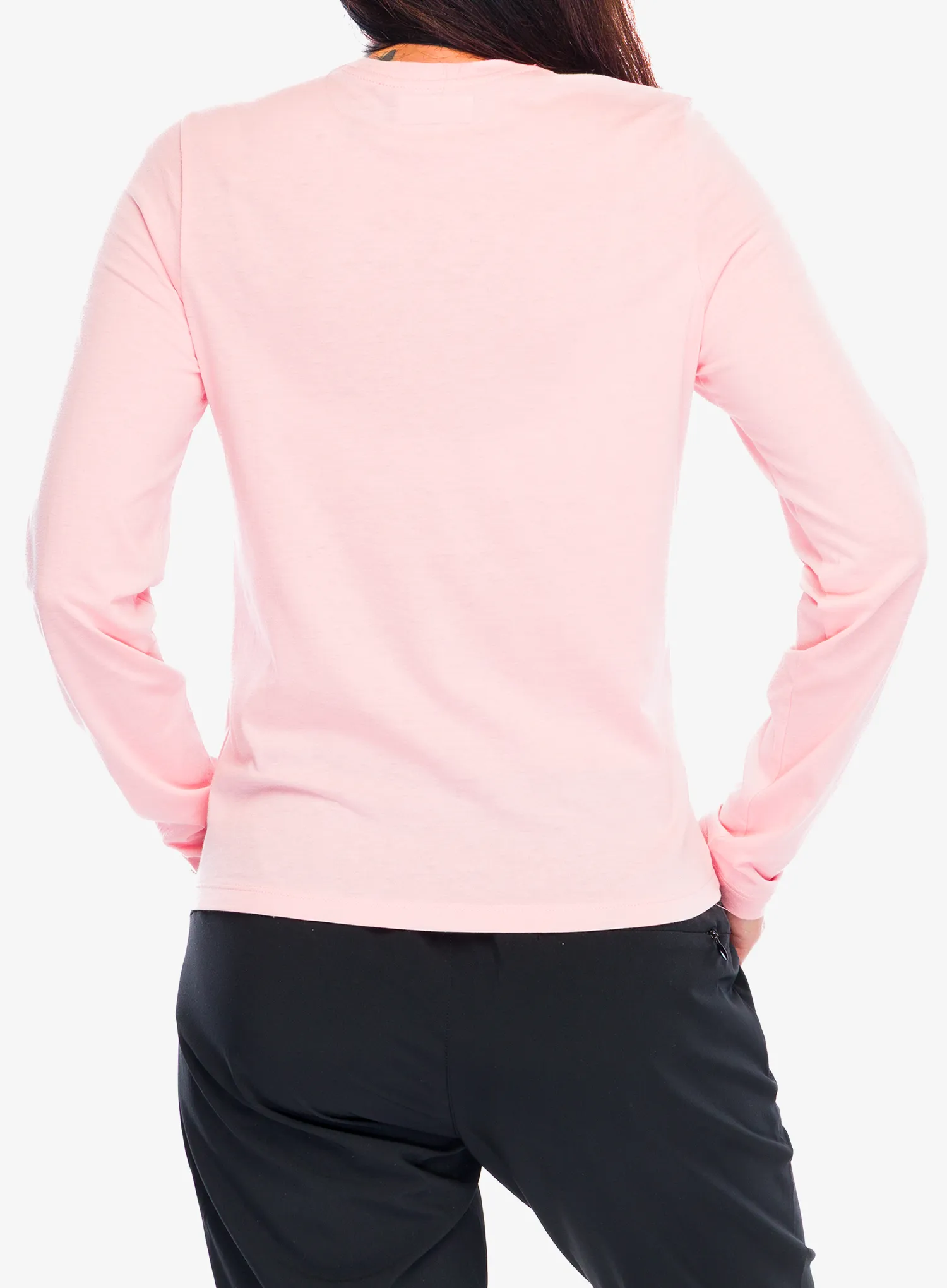 Ženska bluza dugih rukava Columbia Ruby Springs Graphic LS Tee - pink sand/colorful treescape