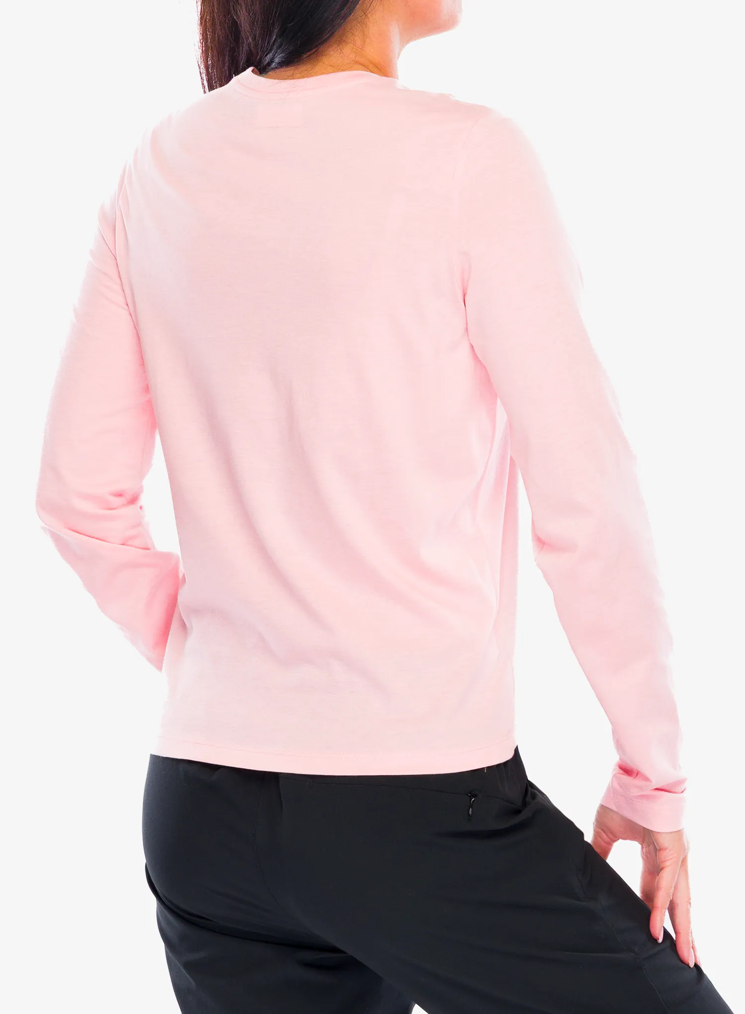 Ženska bluza dugih rukava Columbia Ruby Springs Graphic LS Tee - pink sand/colorful treescape