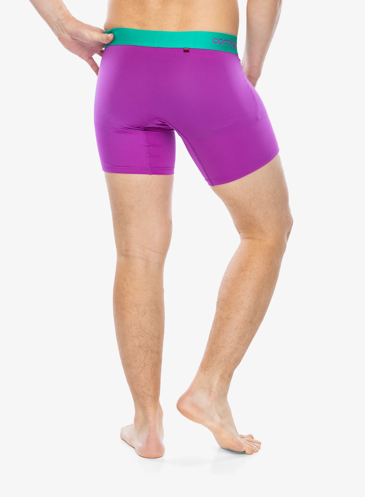 Termoaktivne bokserice Comfyballs Long Performance - neon purple