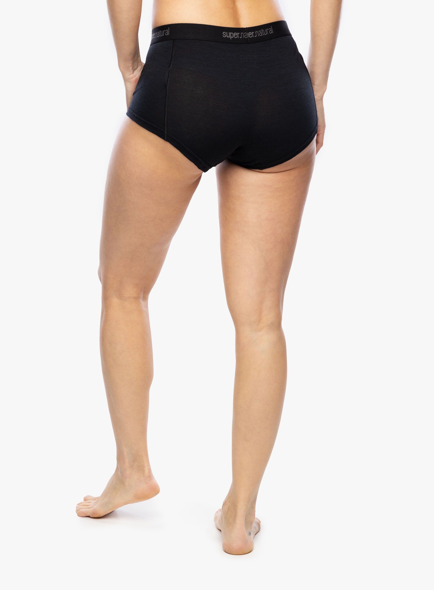Ženske termoaktivne bokserice Super.natural Tundra175 Hipster 2Pack - jet black/jet black