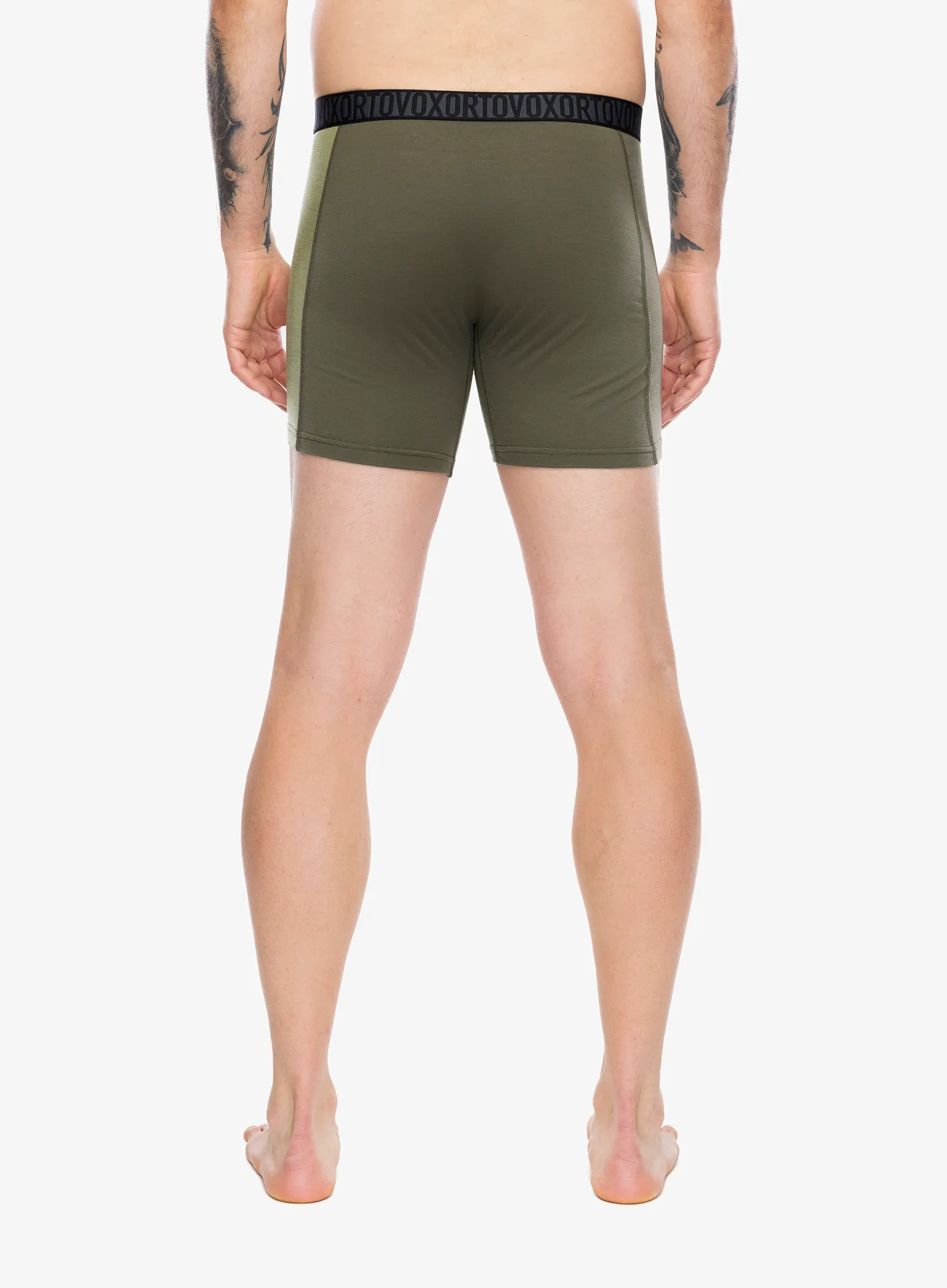 Termoaktivne bokserice Ortovox 150 Essential Boxer Briefs - dark wild herbs