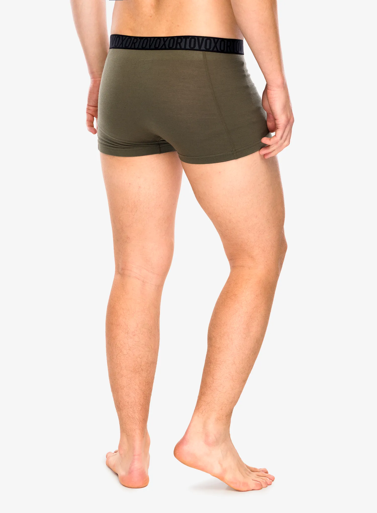 Termoaktivne bokserice Ortovox 150 Essential Trunks - dark wild herbs