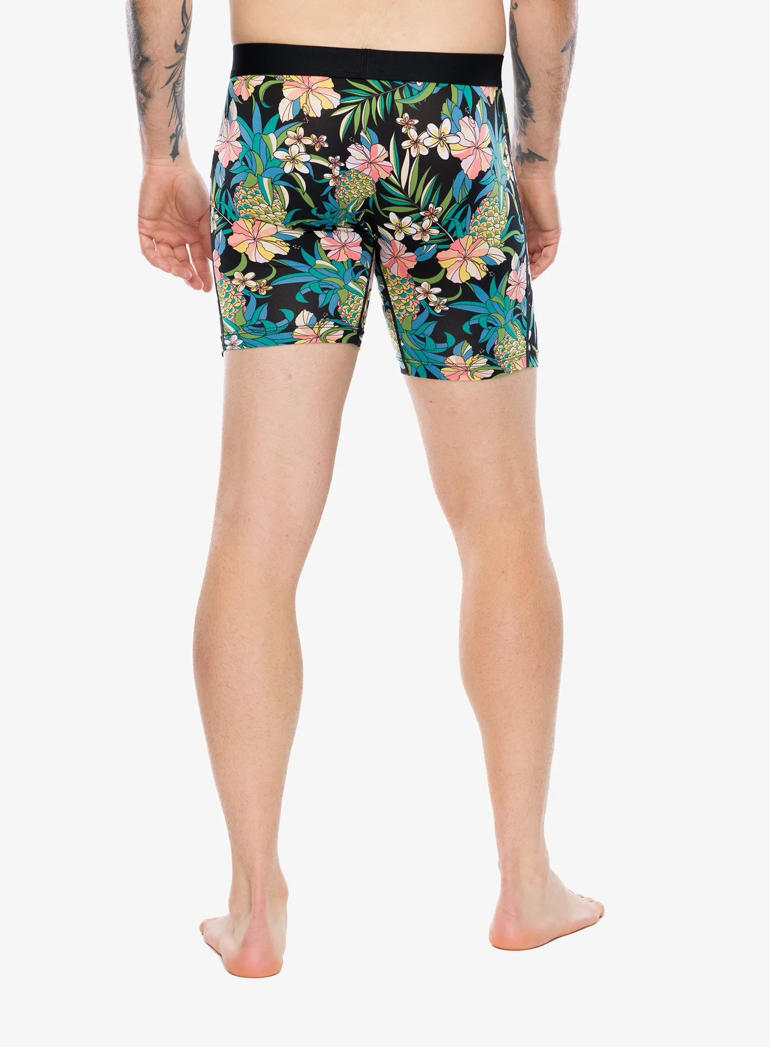 Termoaktivne bokserice Saxx Daytripper Comfort Stretch Boxer Brf Fly - pineapple field/black