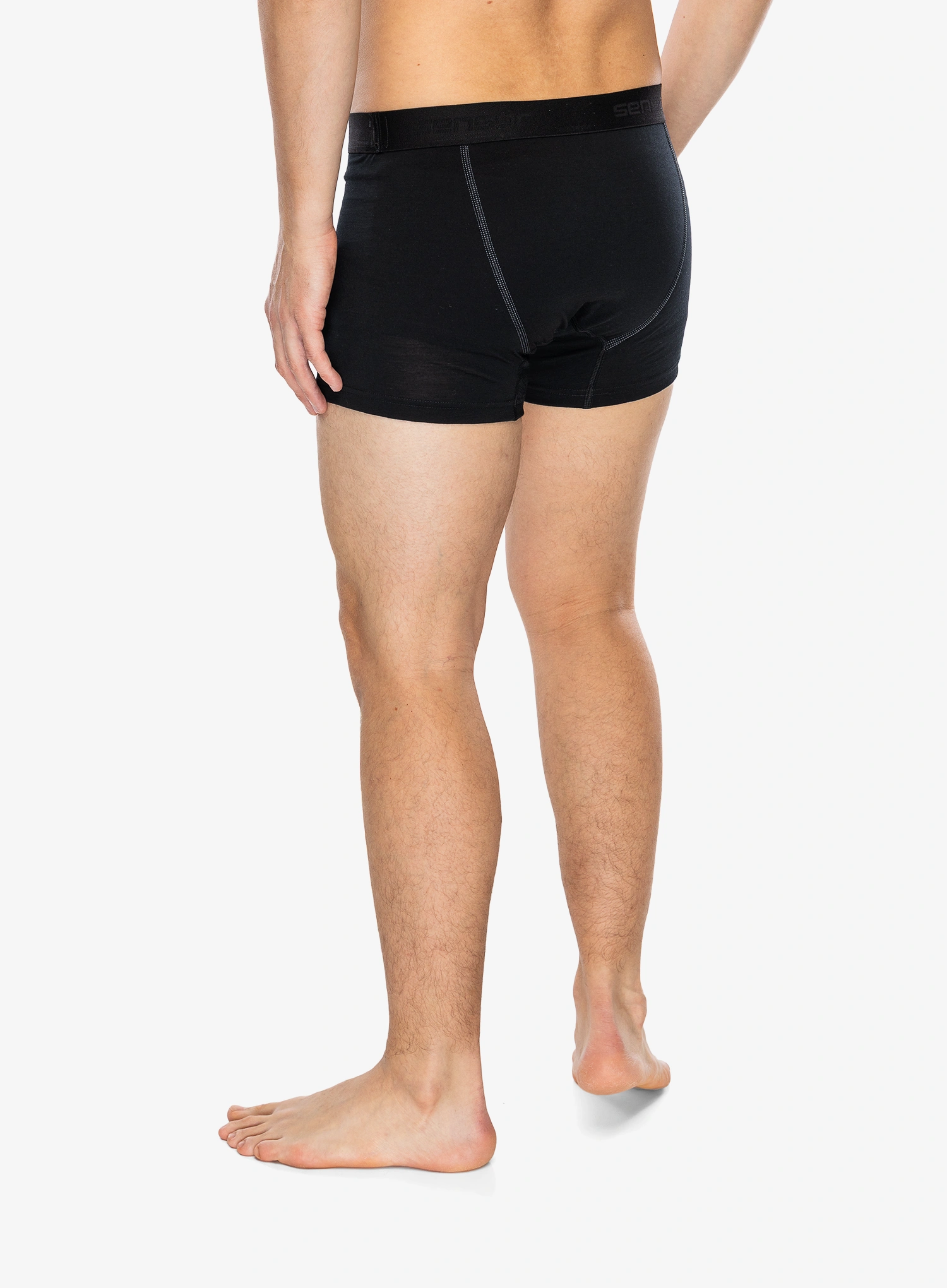 Termoaktivne bokserice Sensor Merino Active Boxers - black/black